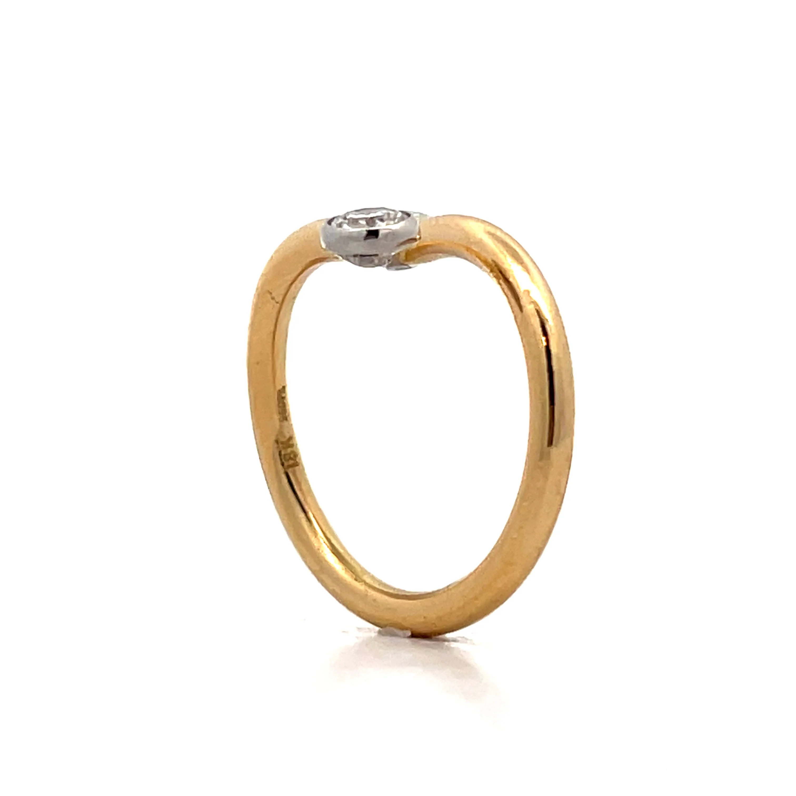 .56 Diamond Bypass Cocktail Ring in Platinum - Image 5