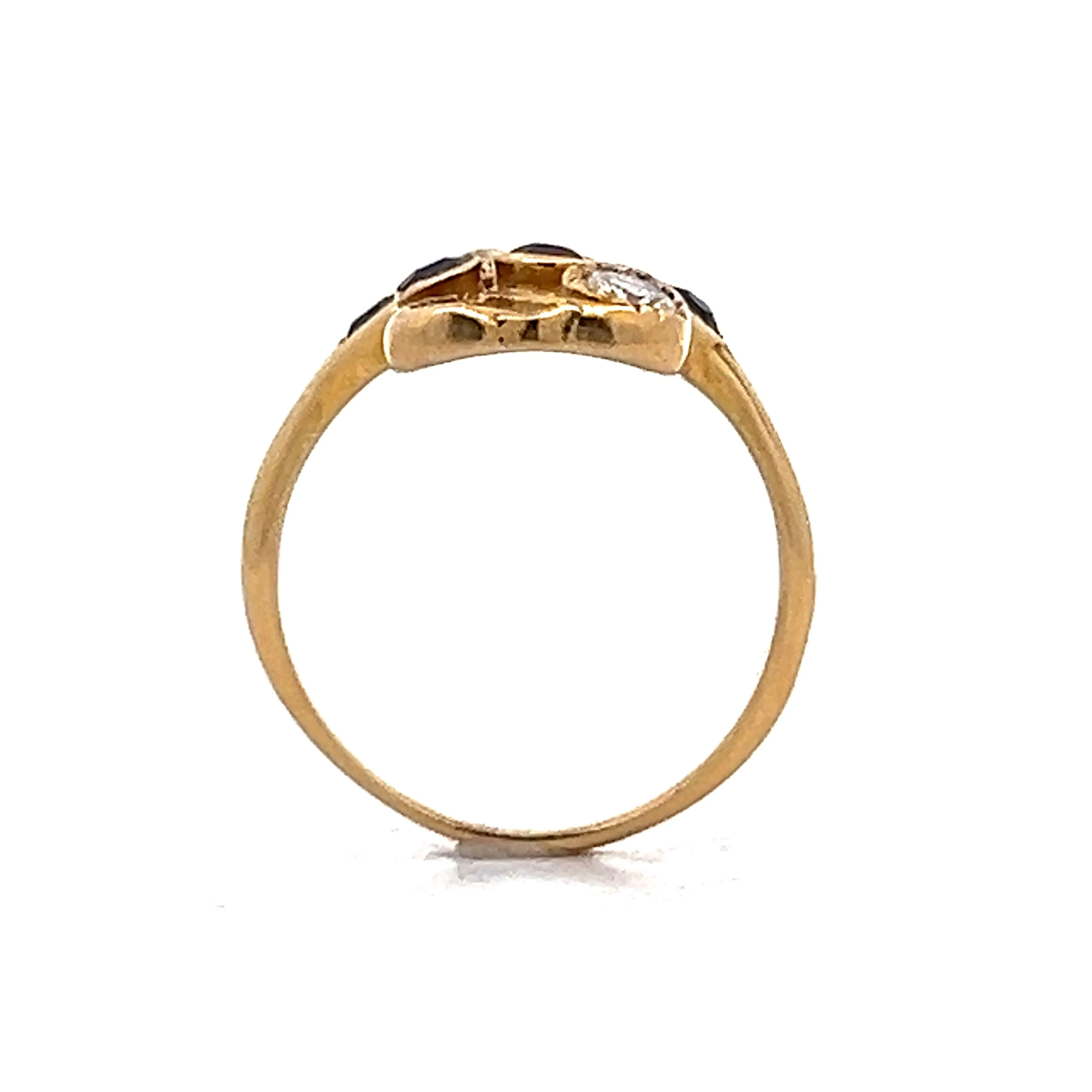 .56 Sapphire & Diamond Cocktail Ring in 18k - Image 4