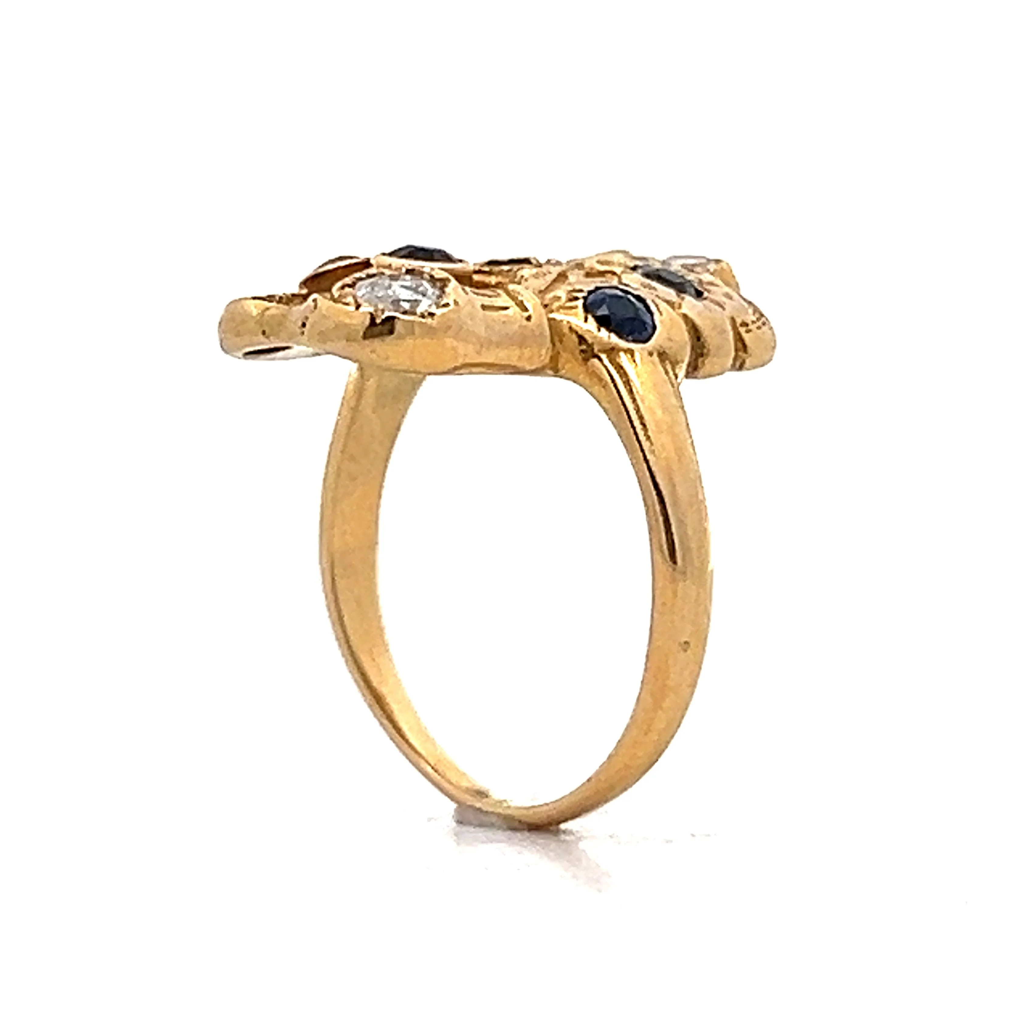.56 Sapphire & Diamond Cocktail Ring in 18k - Image 5