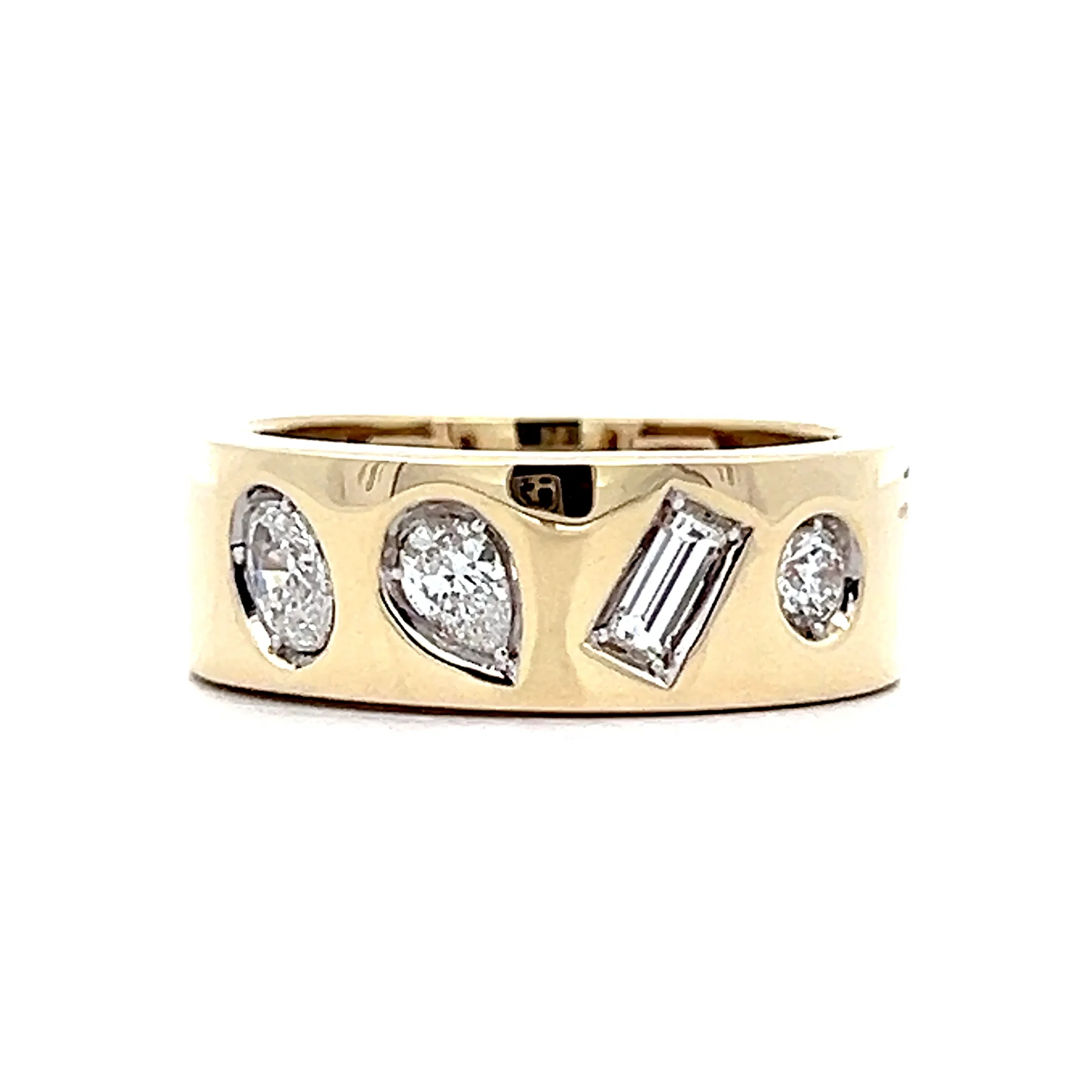 .57 Multi-Cut Diamond Cocktail Ring in 14k