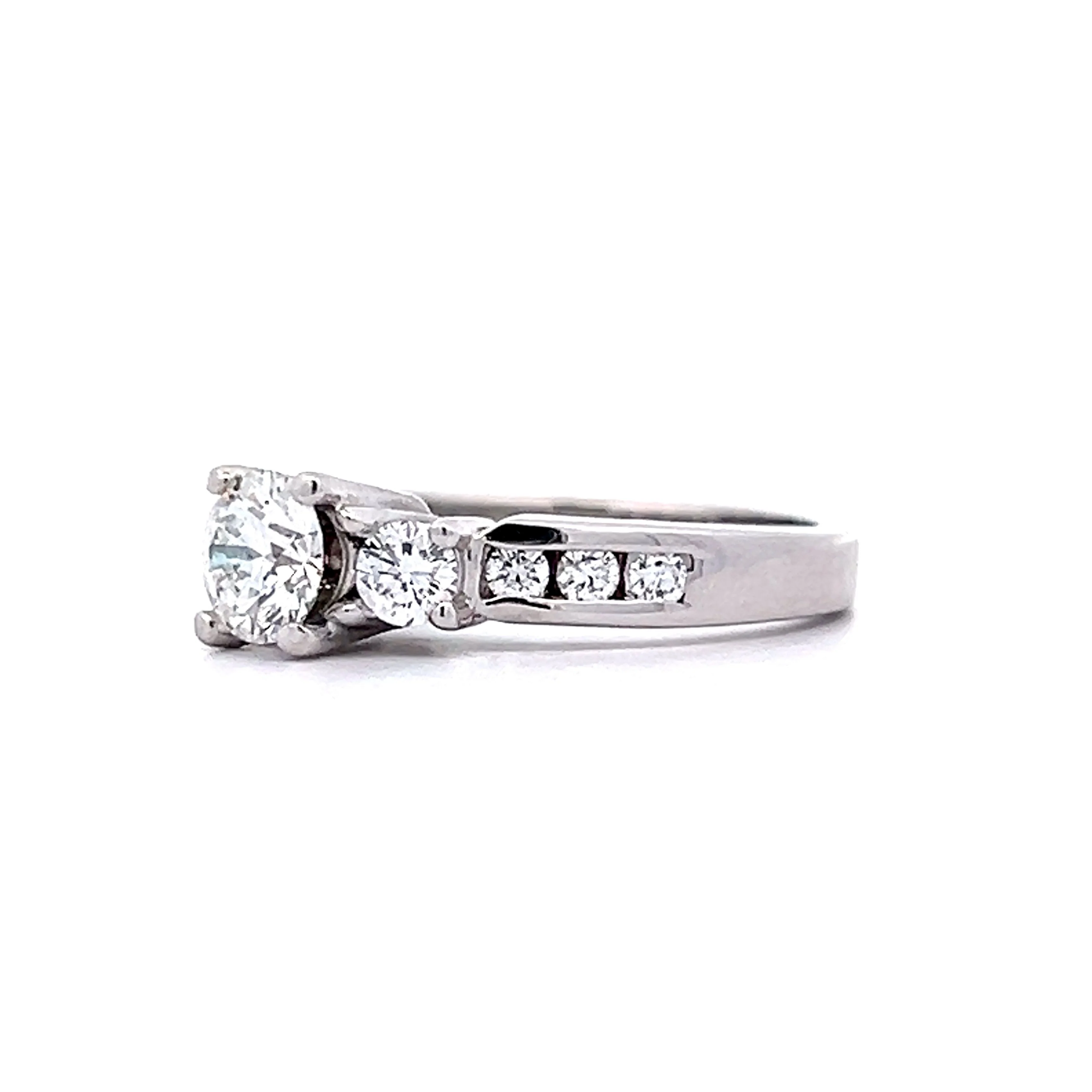 .58 Three Stone Diamond Engagement Ring in 18k - Image 2