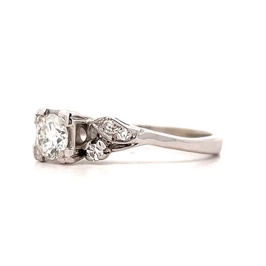 .59 Vintage 1950s Diamond Engagement Ring in 14k - Image 2