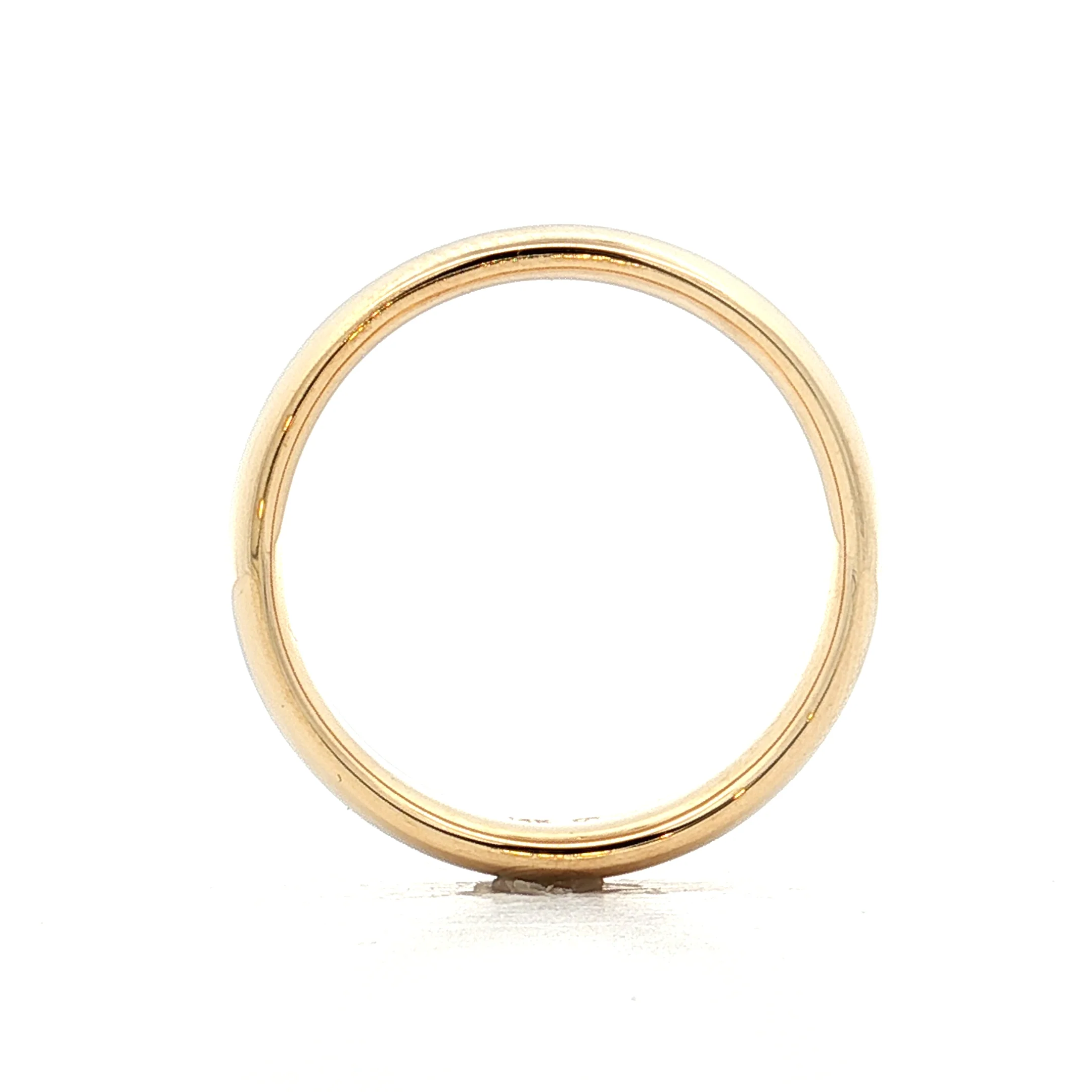 5mm Mens Eurodome Wedding Band 14k Yellow Gold - Image 4