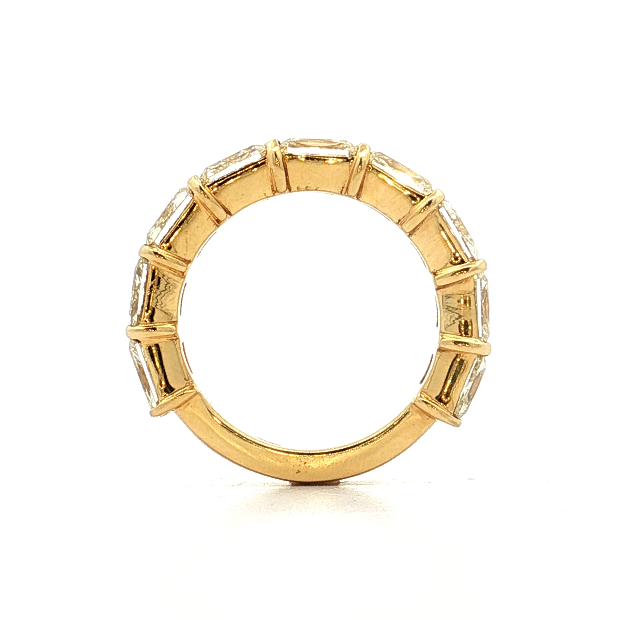 6.72 Radiant Cut Diamond Stacking Band 18k - Image 4