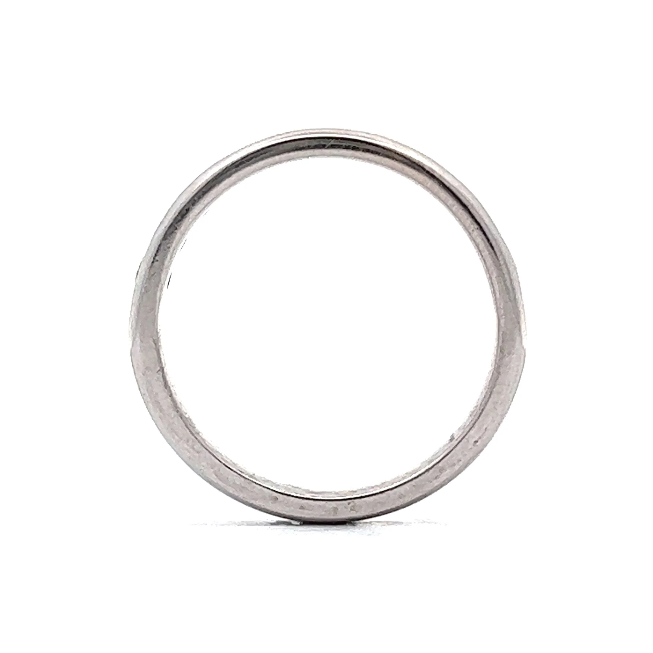 .60 Channel Set Diamond Wedding Band in 14k White Gold - Image 4