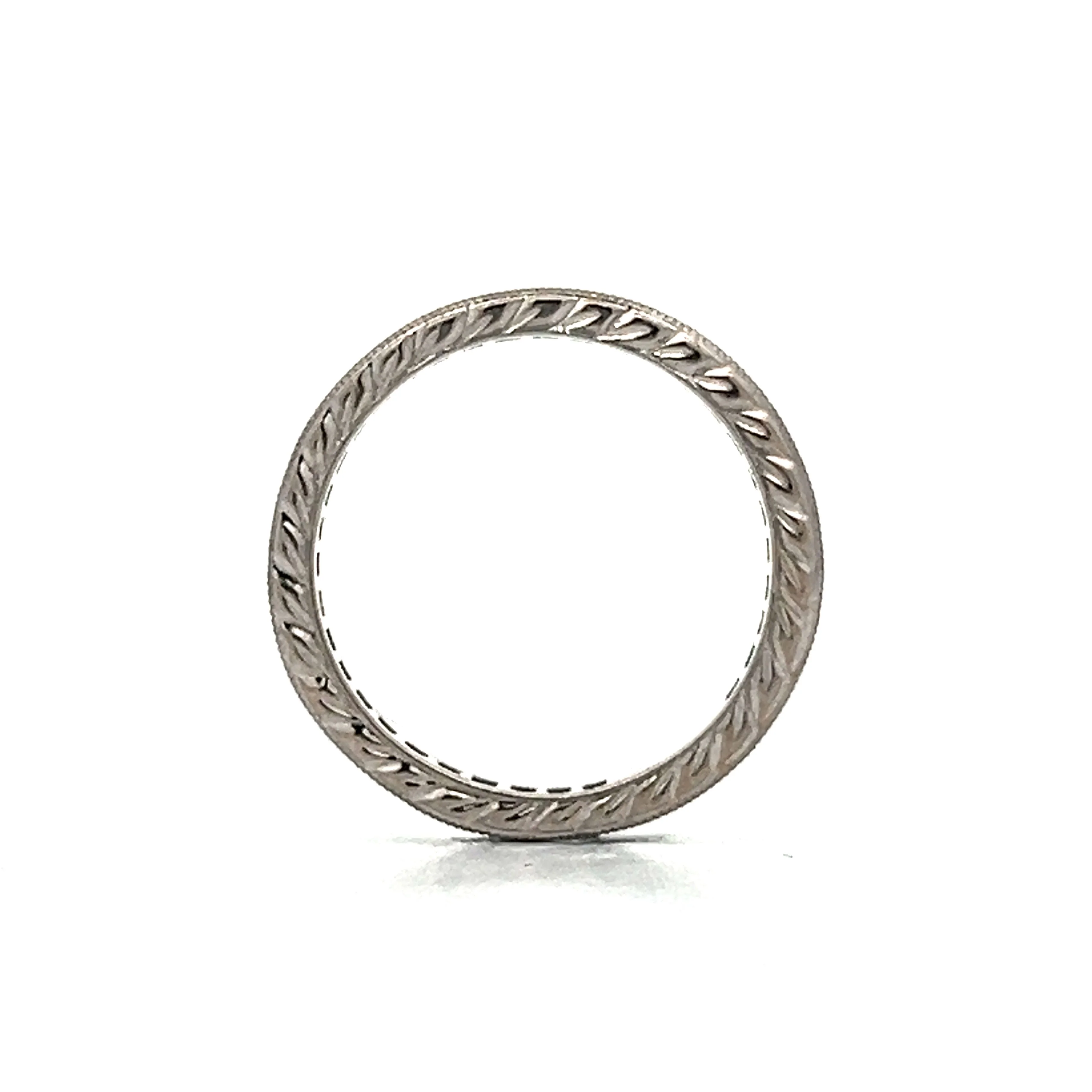 .61 Blue Sapphire Eternity Channel Set Band in White Gold - Image 4
