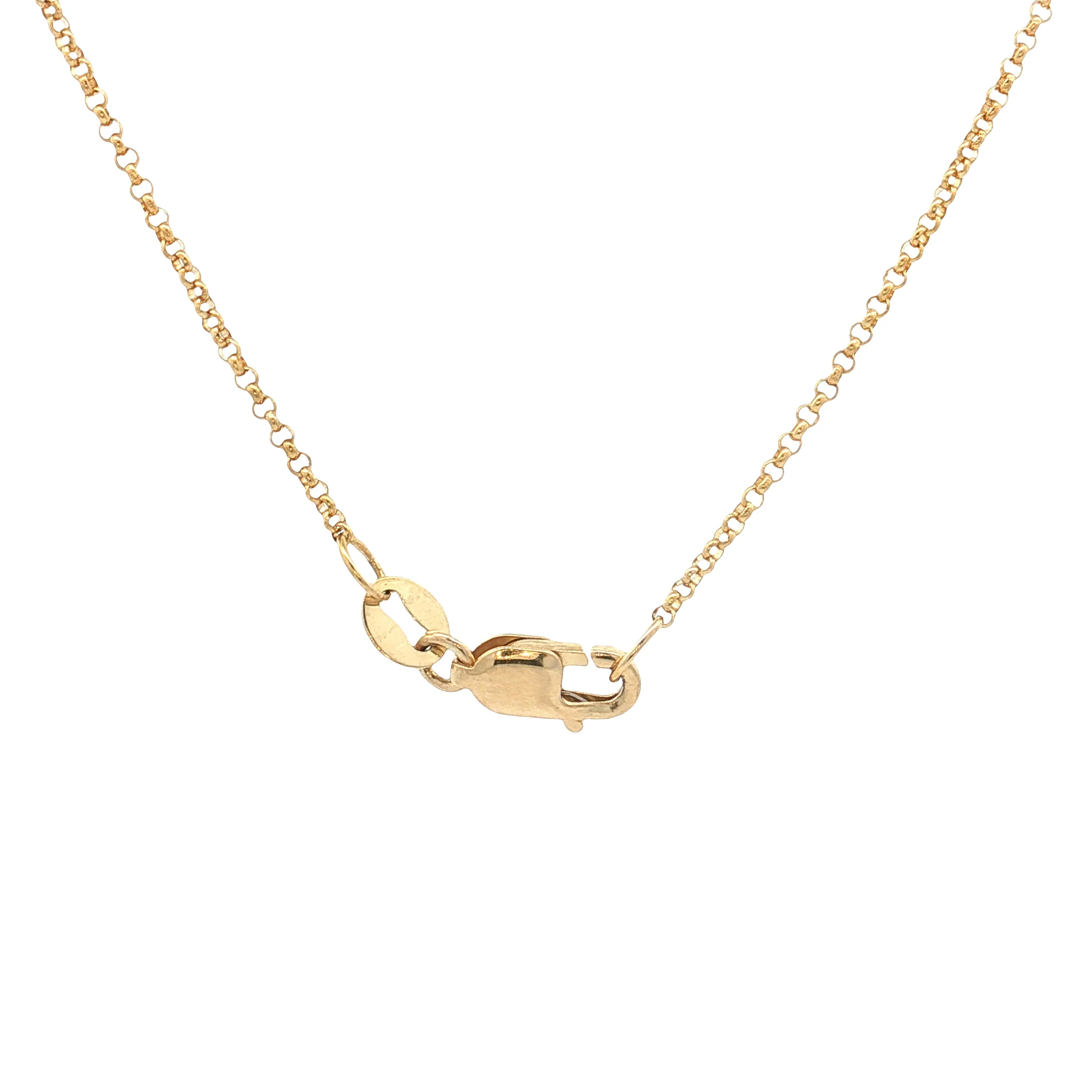 .63 Fancy Orange Heart Diamond Pendant Necklace 14k - Image 4
