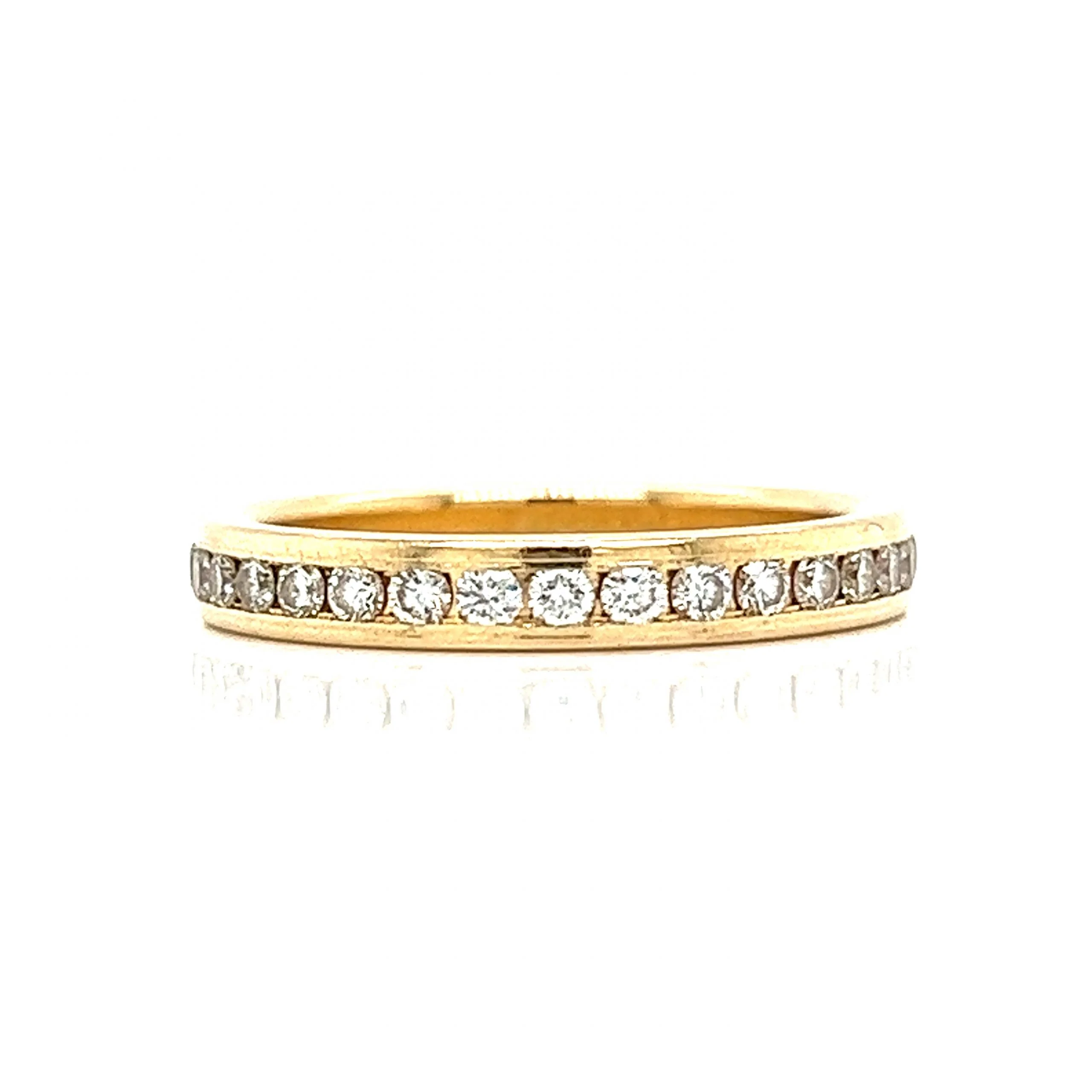 .64 Channel Set Diamond Eternity Band in 14k Yellow Gold - Image 3