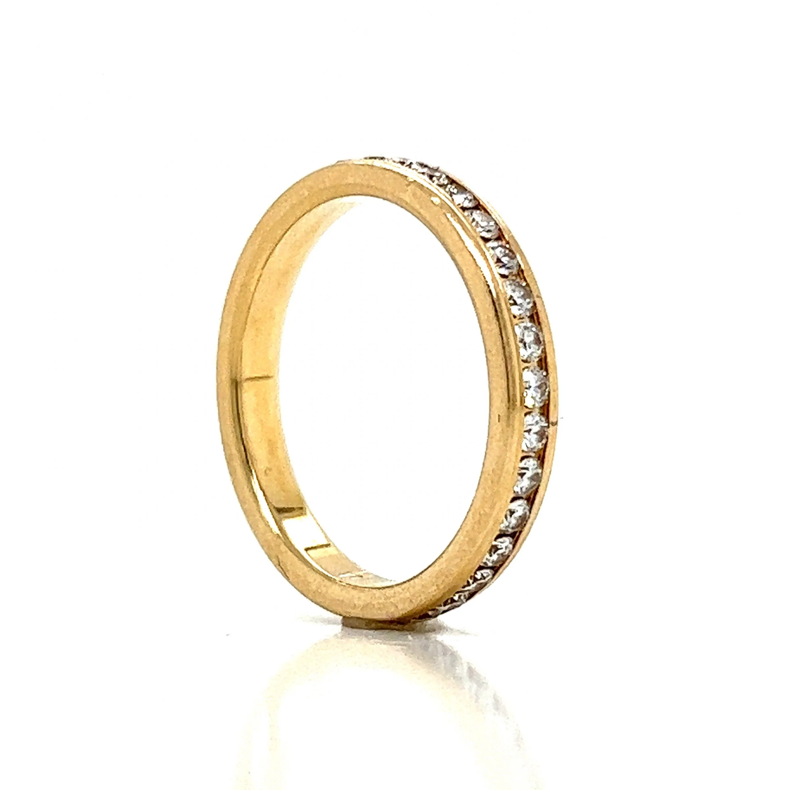 .64 Channel Set Diamond Eternity Band in 14k Yellow Gold - Image 5