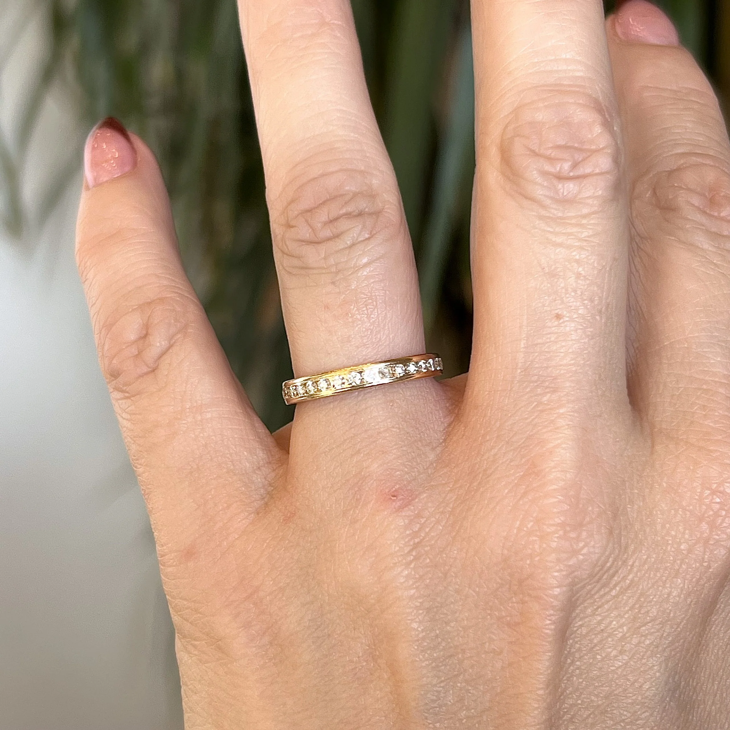 .64 Channel Set Diamond Eternity Band in 14k Yellow Gold - Image 6