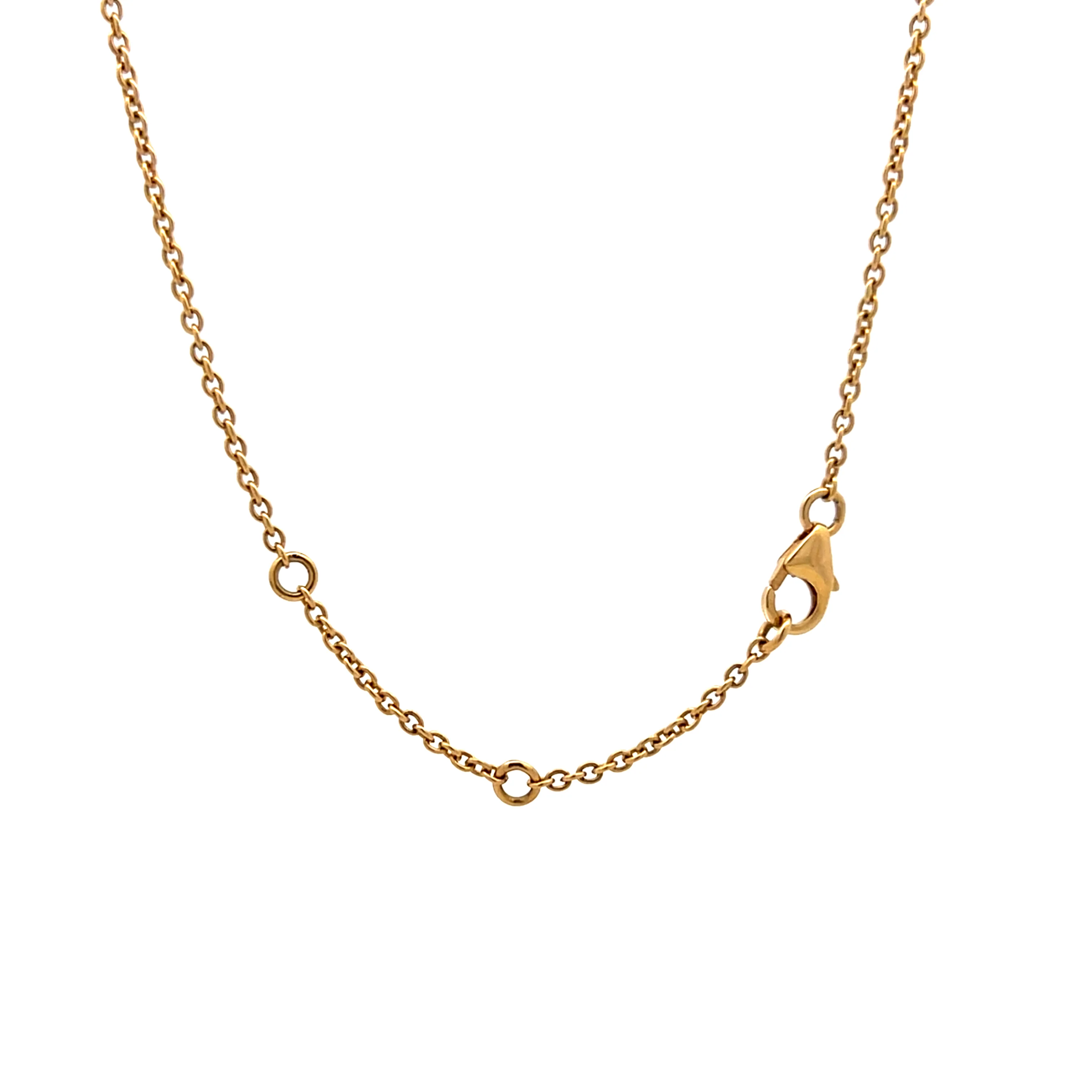 .65 Geometric Diamond Pendant Necklace in 18k - Image 4