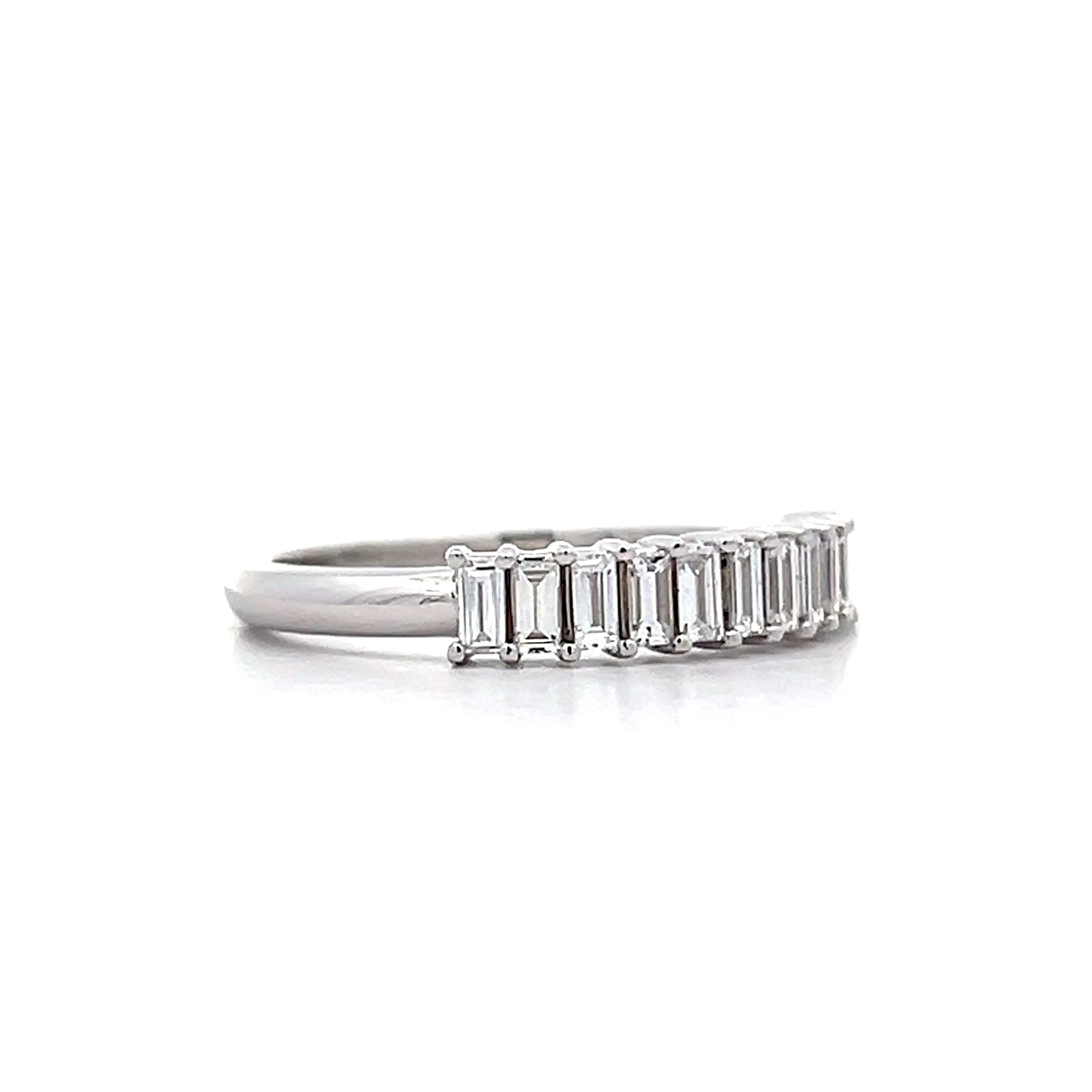 .66 Baguette Cut Diamond Stacking Band in 14k - Image 3