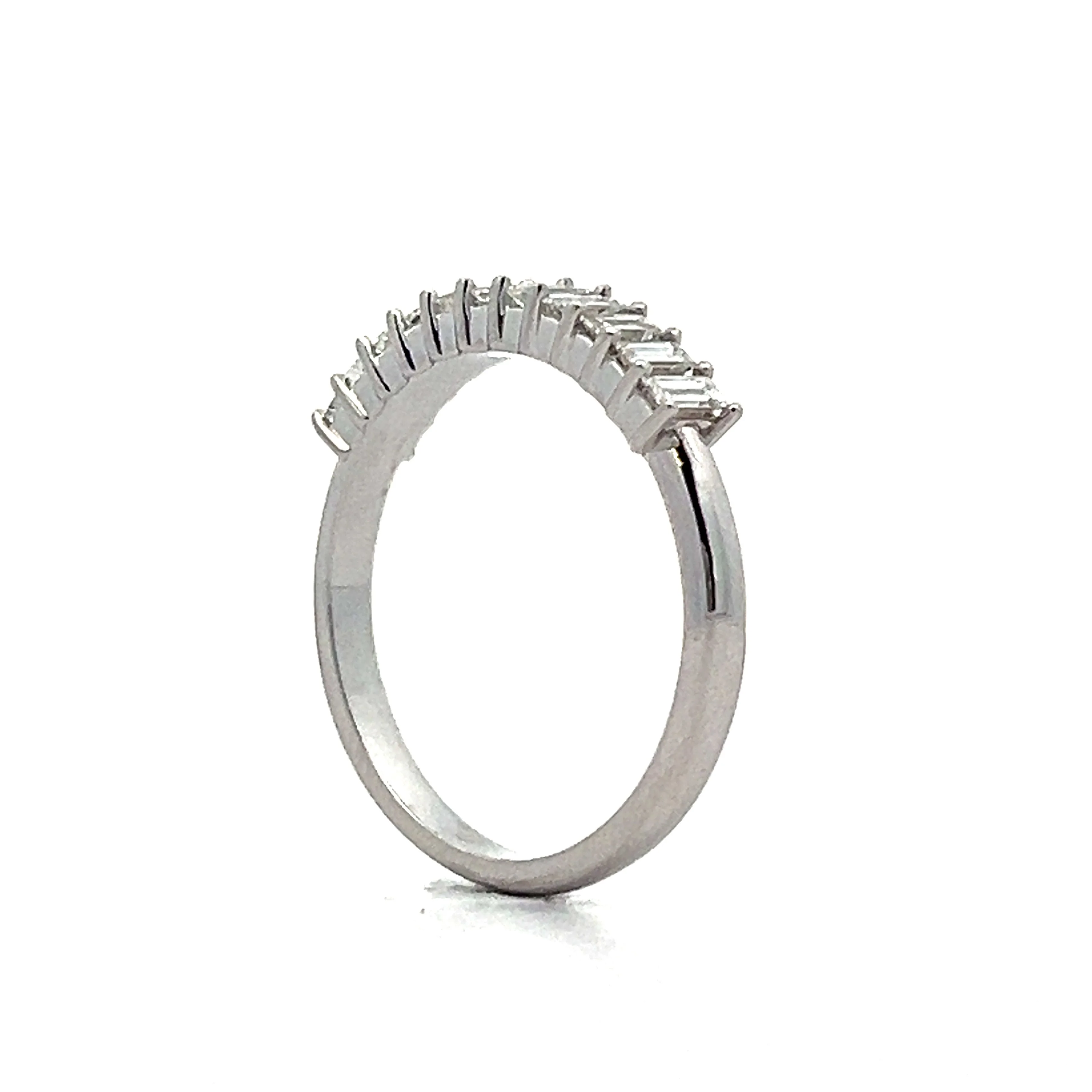 .66 Baguette Cut Diamond Stacking Band in 14k - Image 5