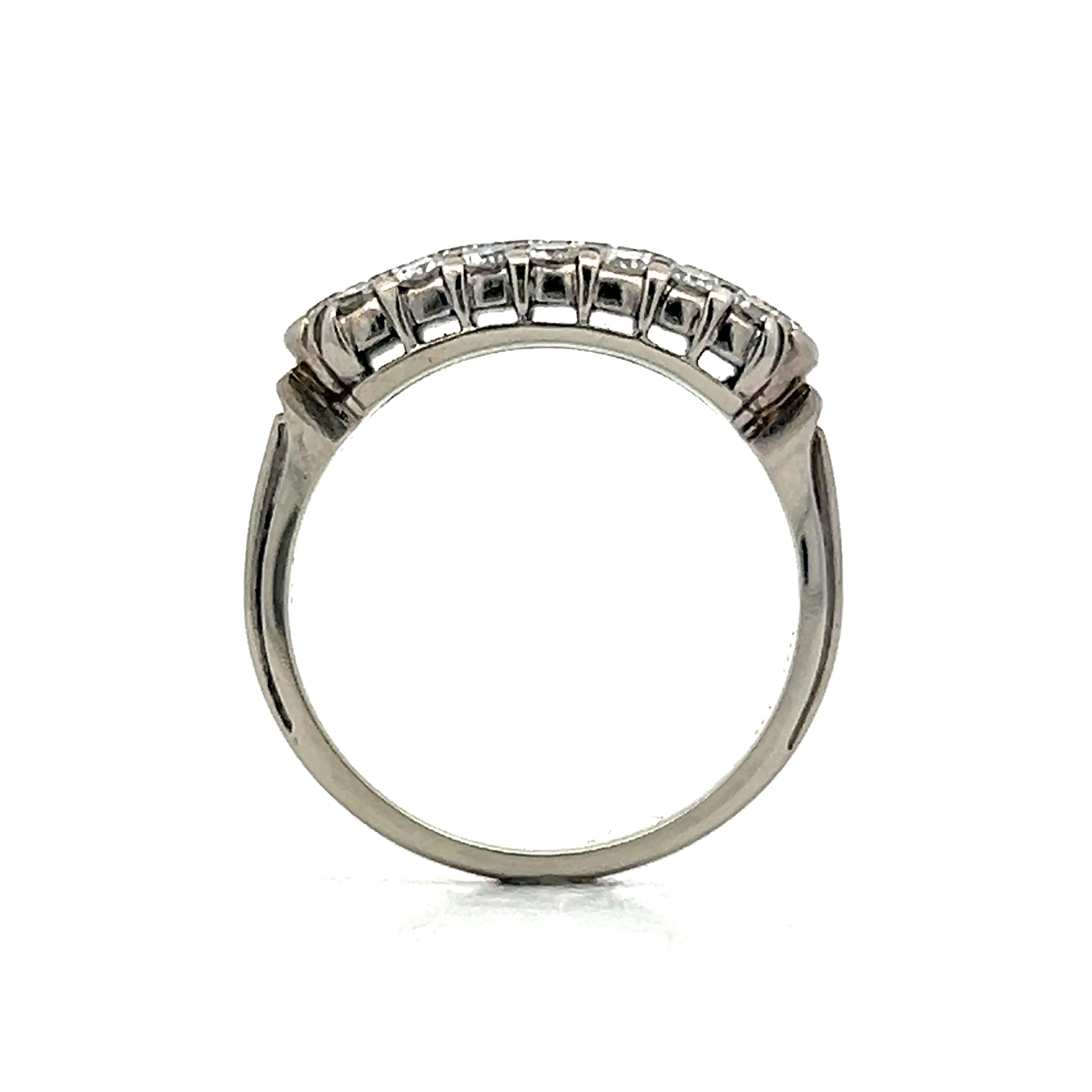.66 Vintage 1950's Diamond Ring in 18k White Gold - Image 4