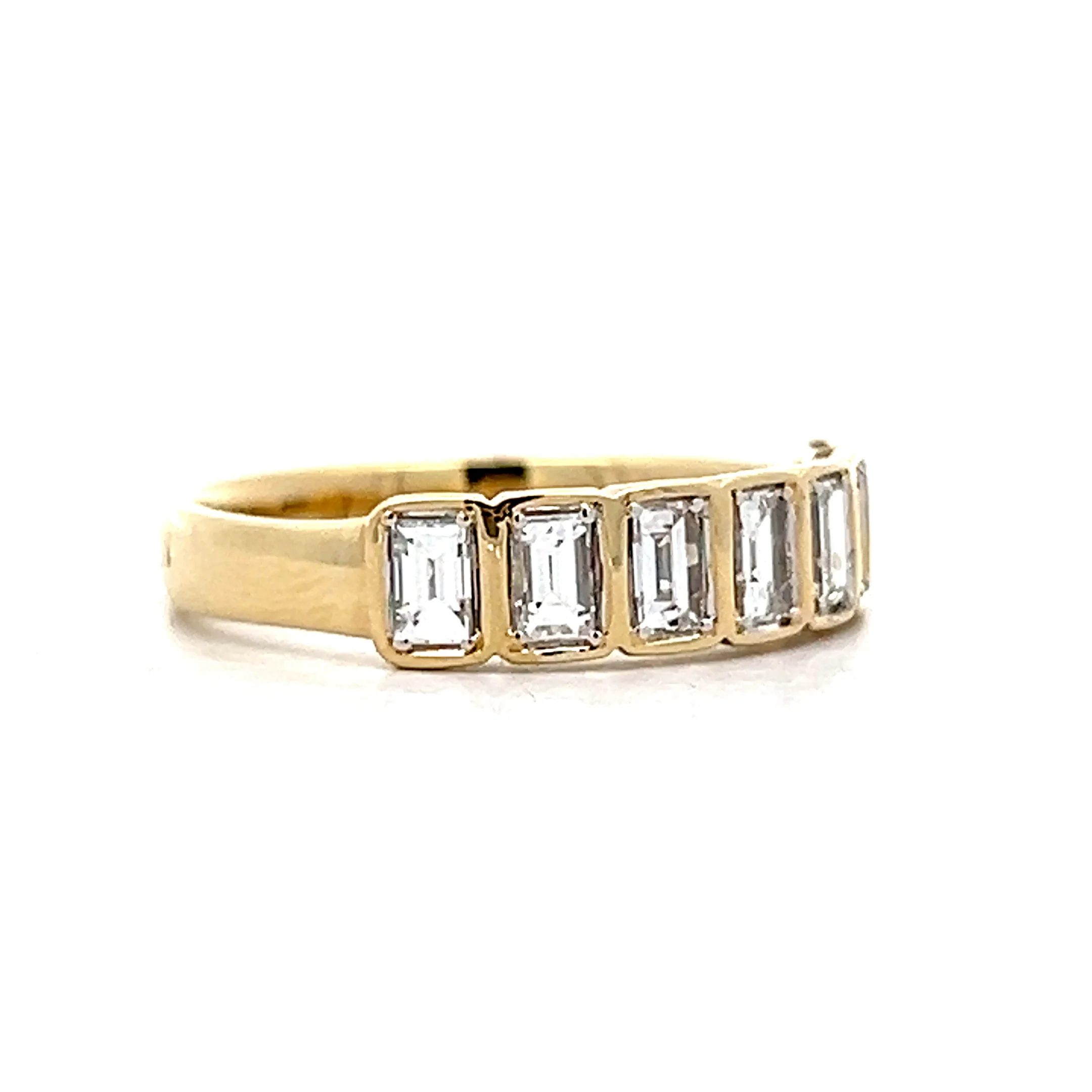 .67 Bezel Baguette Diamond Eternity Band 14k - Image 3