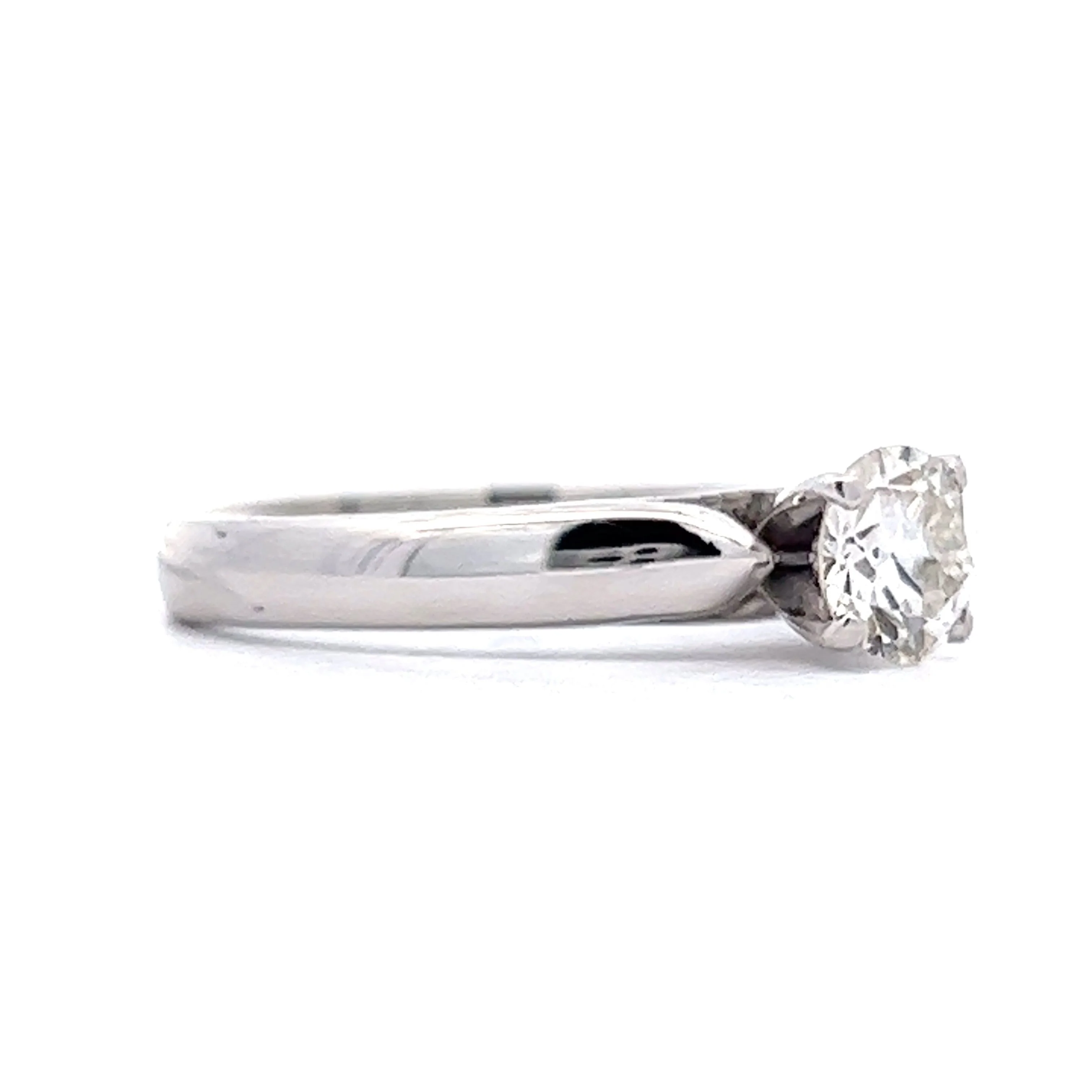 .69 Diamond Solitaire Engagement Ring in 14k White Gold - Image 3