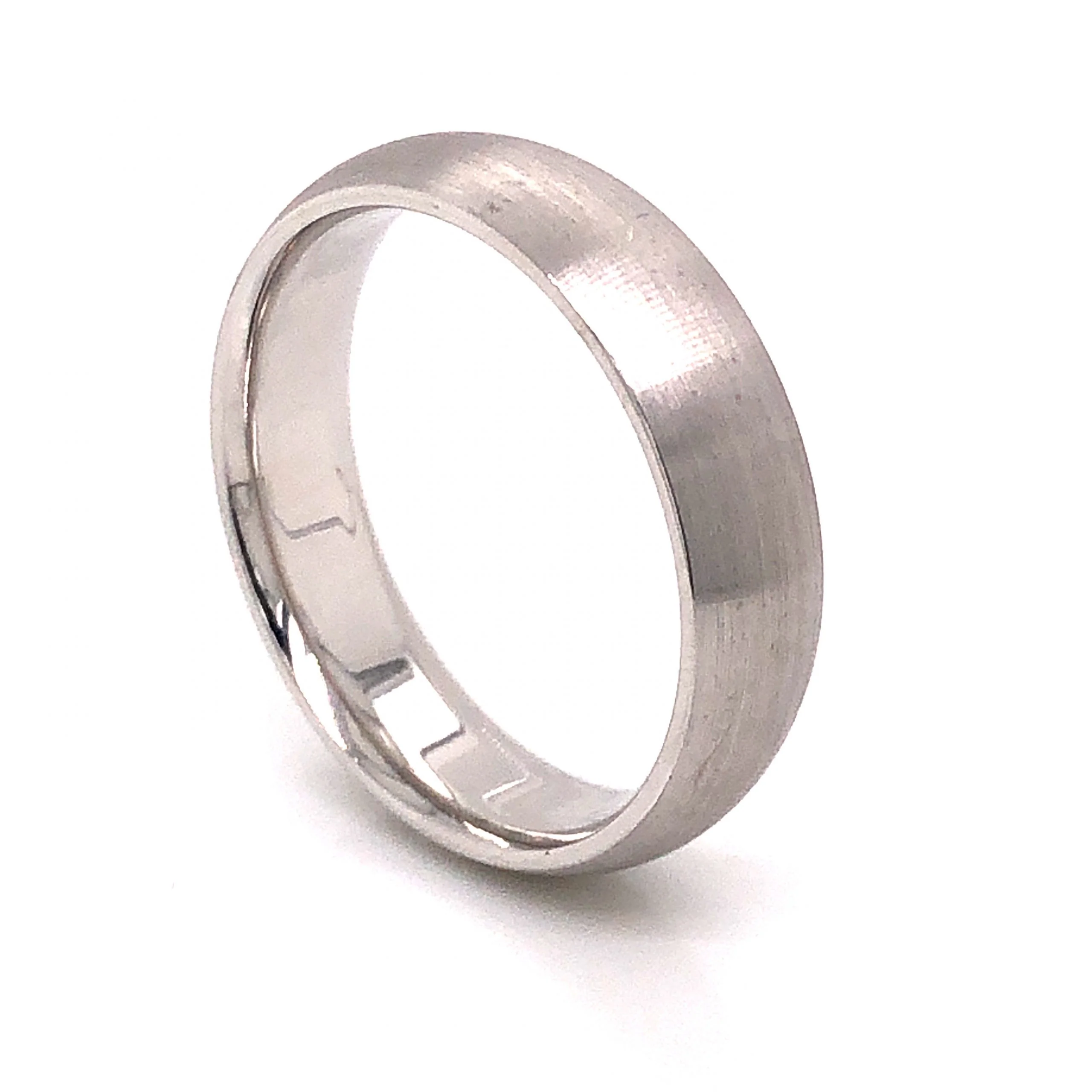 6mm Men's Wedding Band in 14K White Gold - Image 2