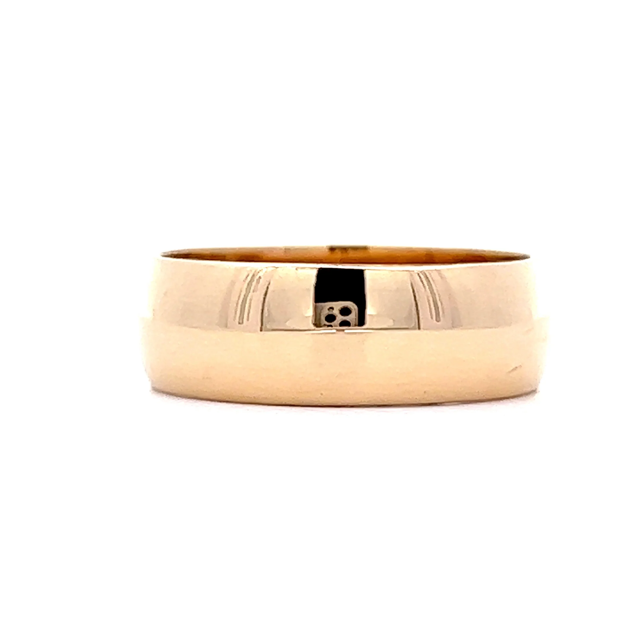 6mm Wide Wedding Band in 14k Yellow Gold - Image 2