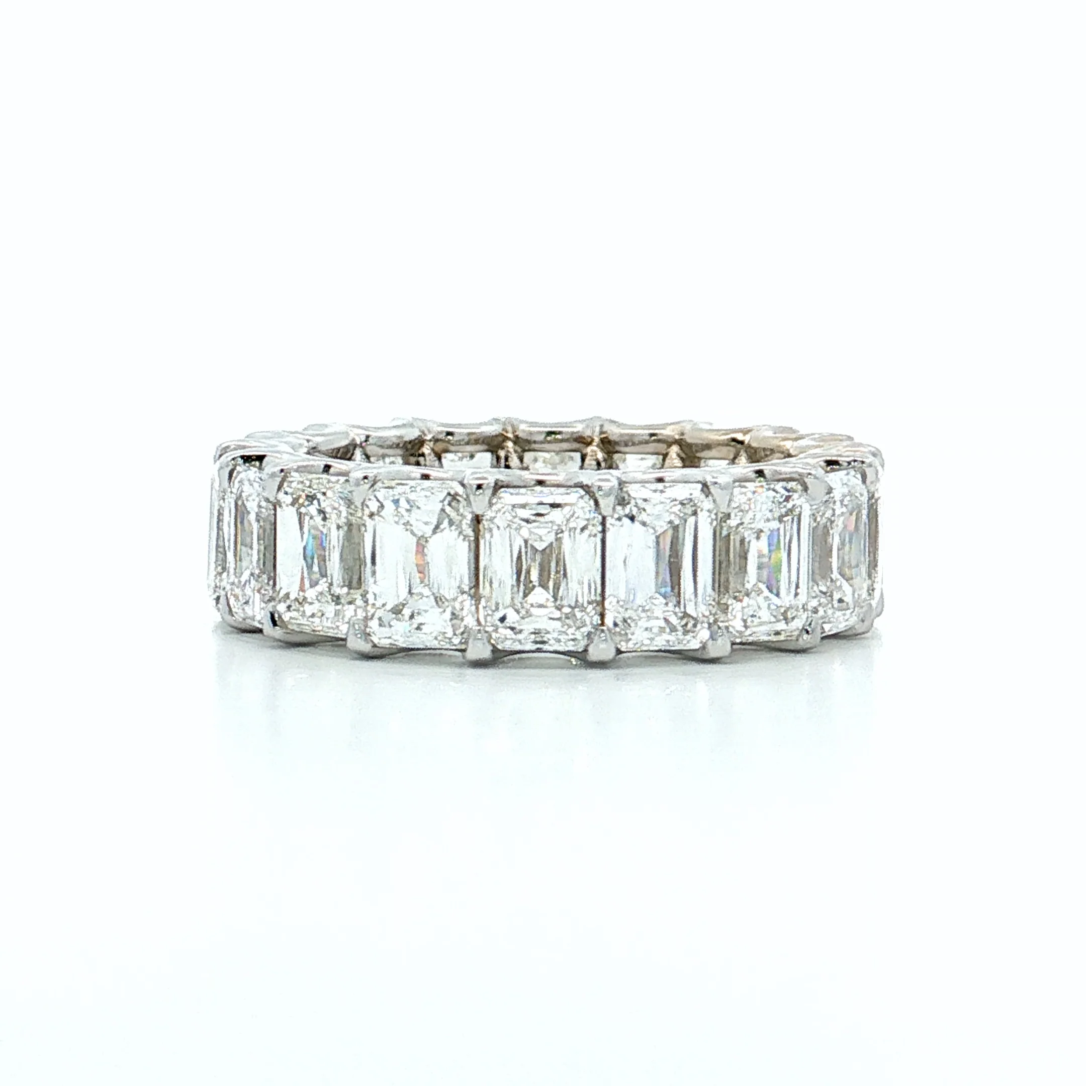 7.59 Ashoka Diamond Eternity Ring 18k White Gold - Image 2