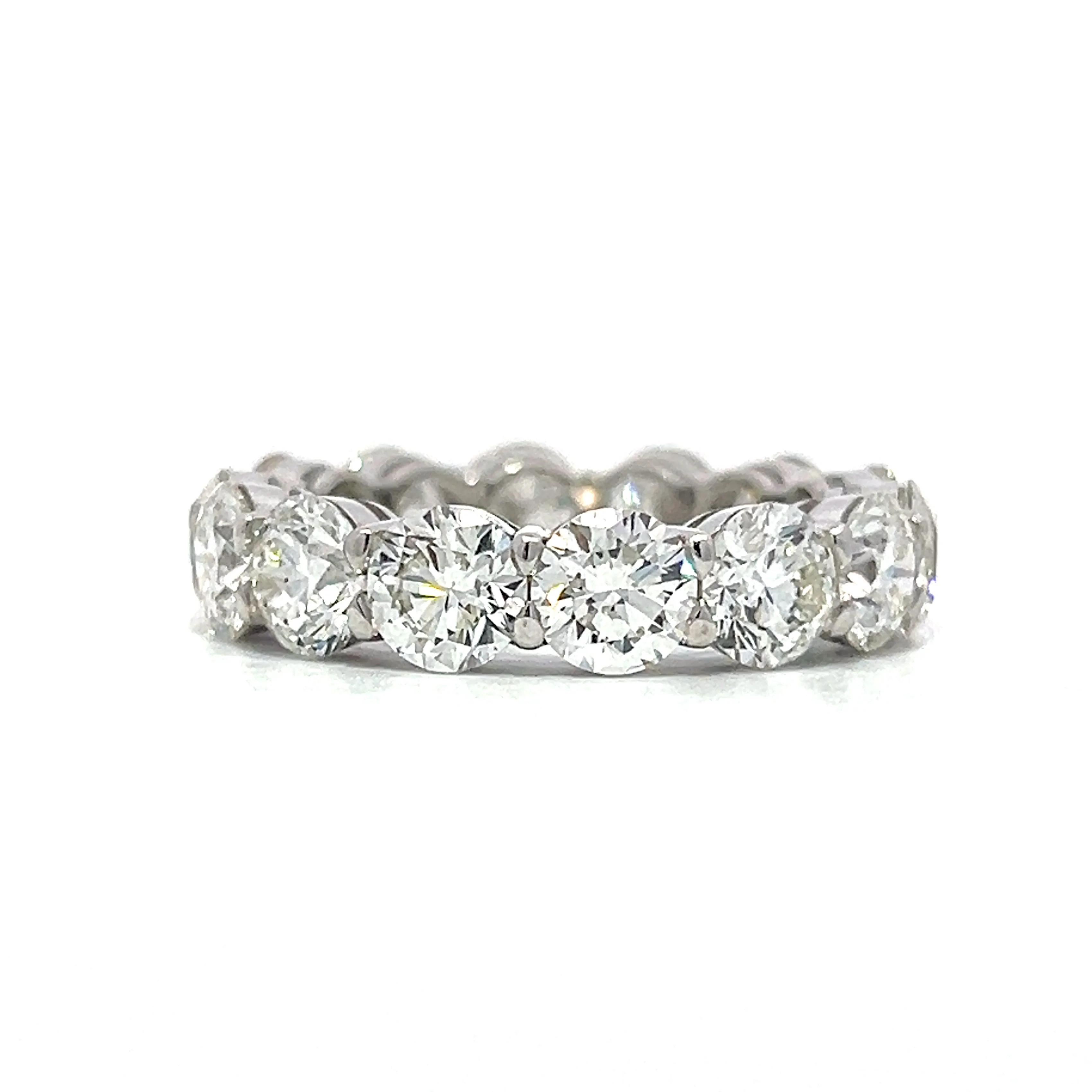 7.82 Carat Diamond Eternity Band in 18k White Gold - Image 3