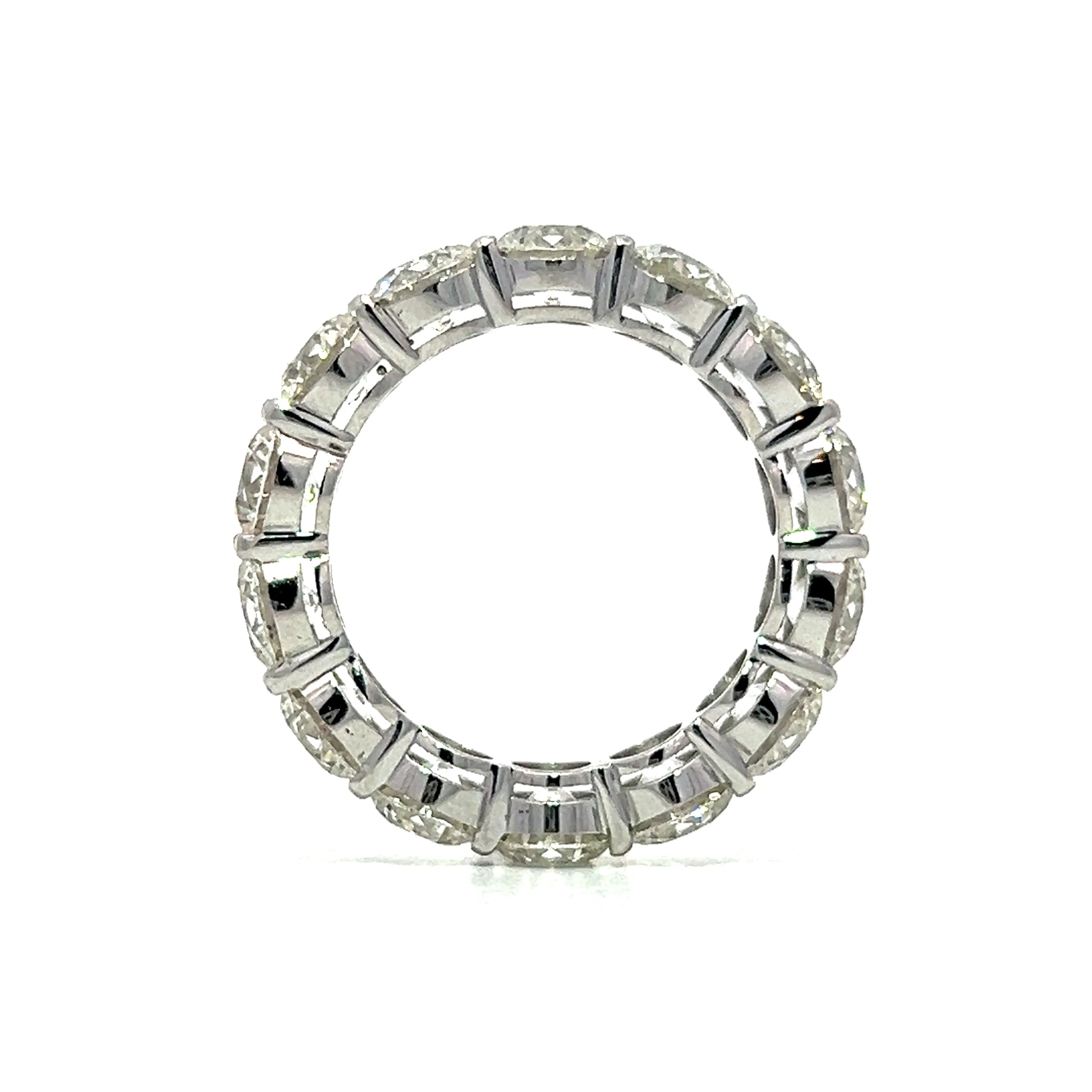 7.82 Carat Diamond Eternity Band in 18k White Gold - Image 4