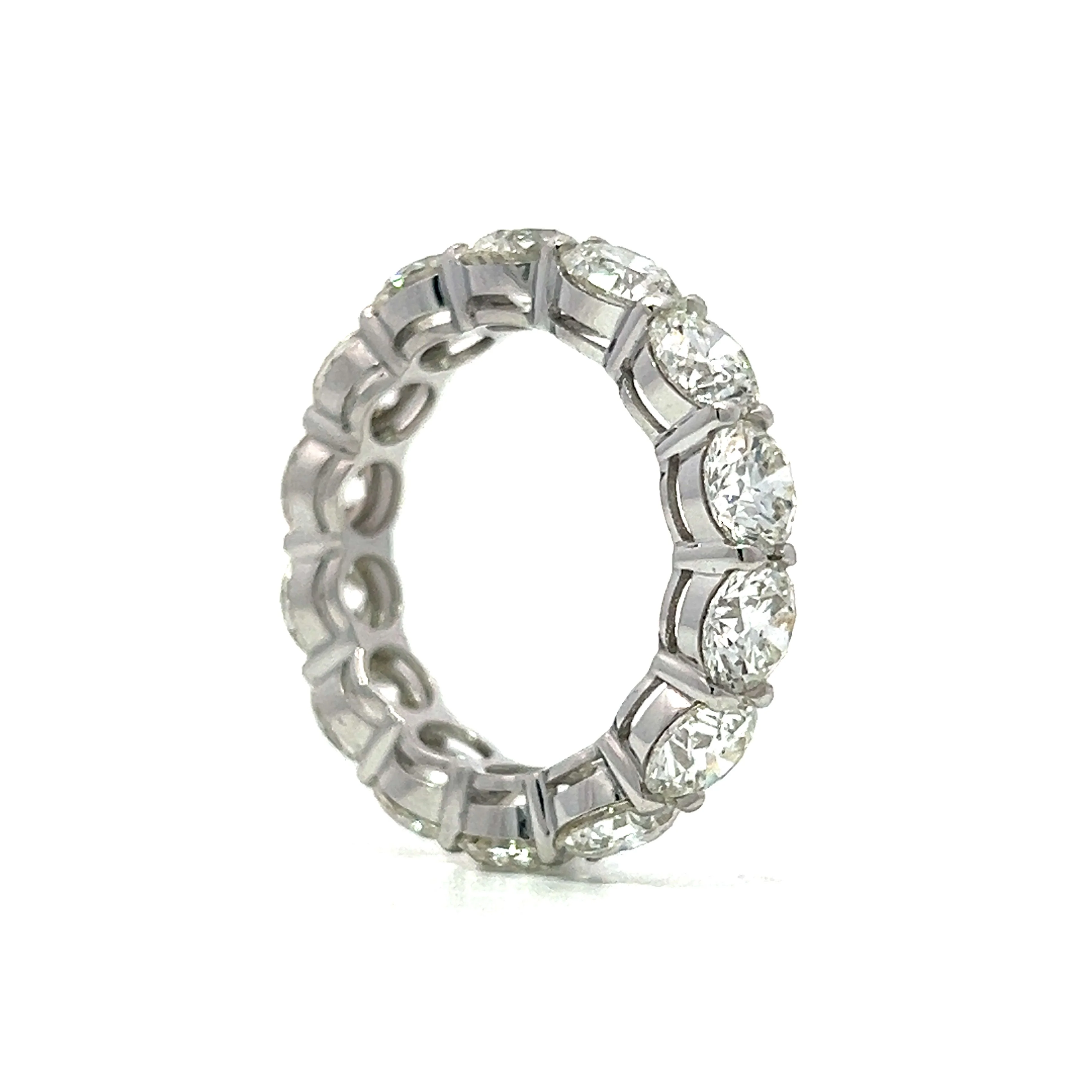 7.82 Carat Diamond Eternity Band in 18k White Gold - Image 5