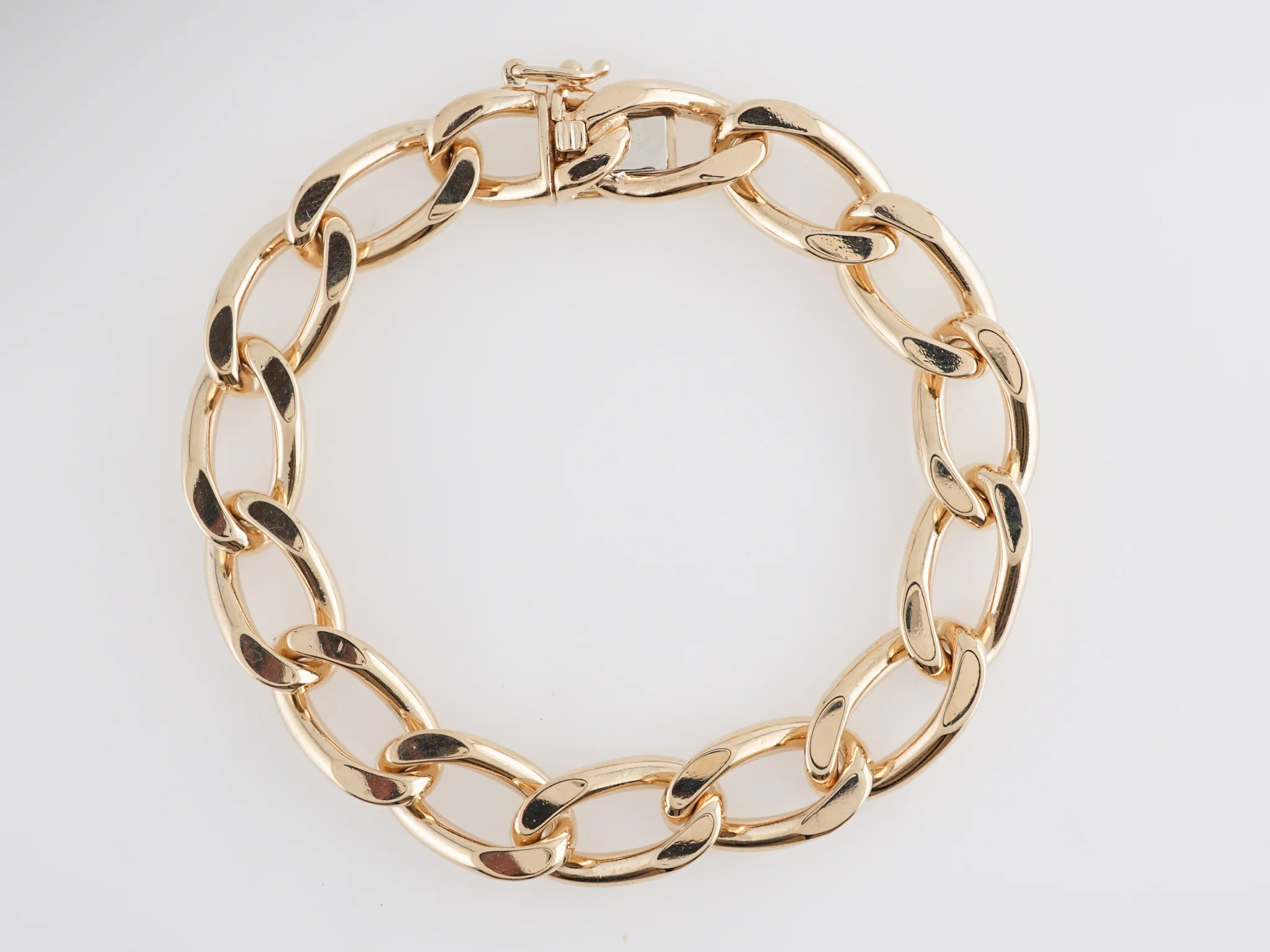 7 Inch Link Bracelet in 14k Yellow Gold