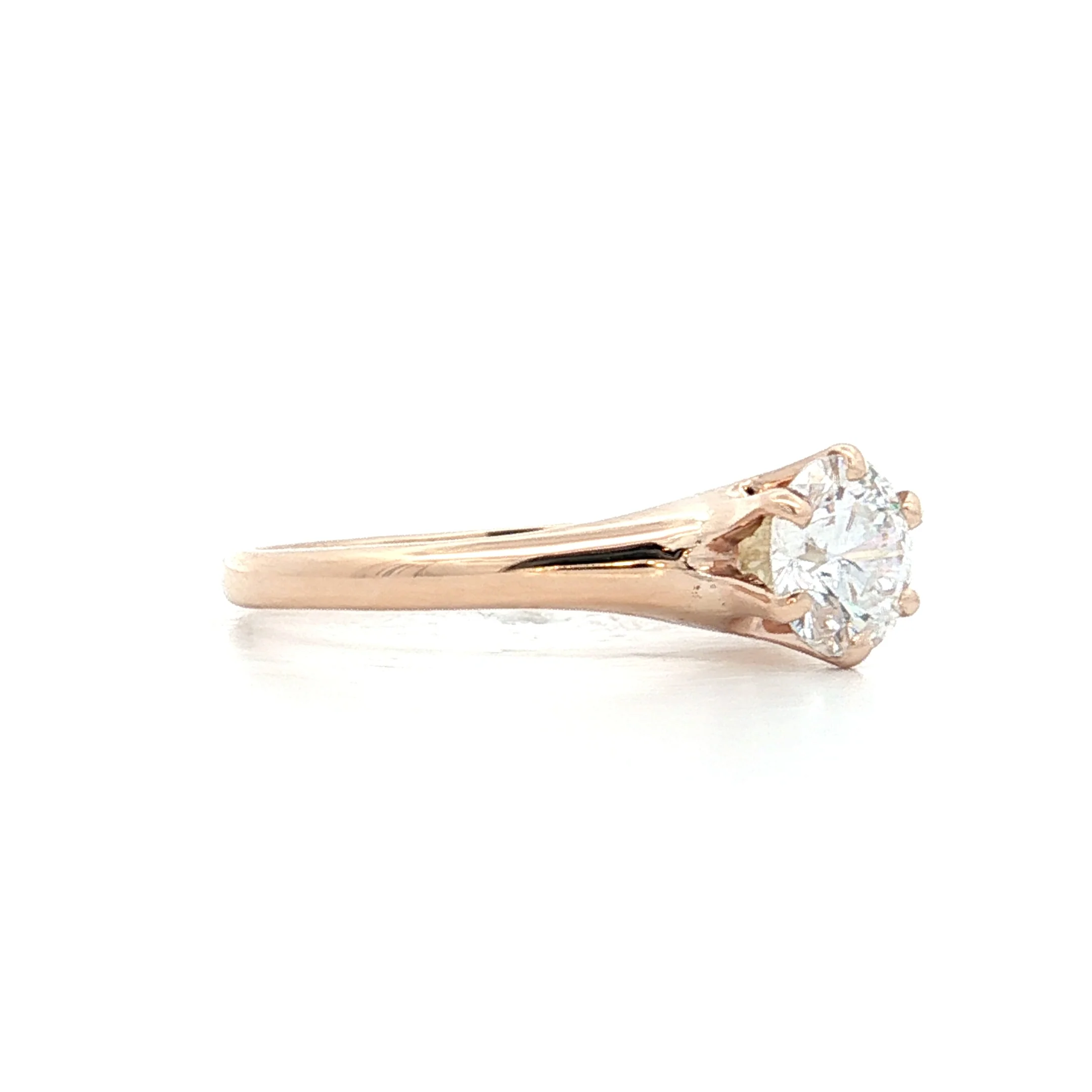 .70 Antique Victorian Diamond Engagement Ring 14k - Image 3