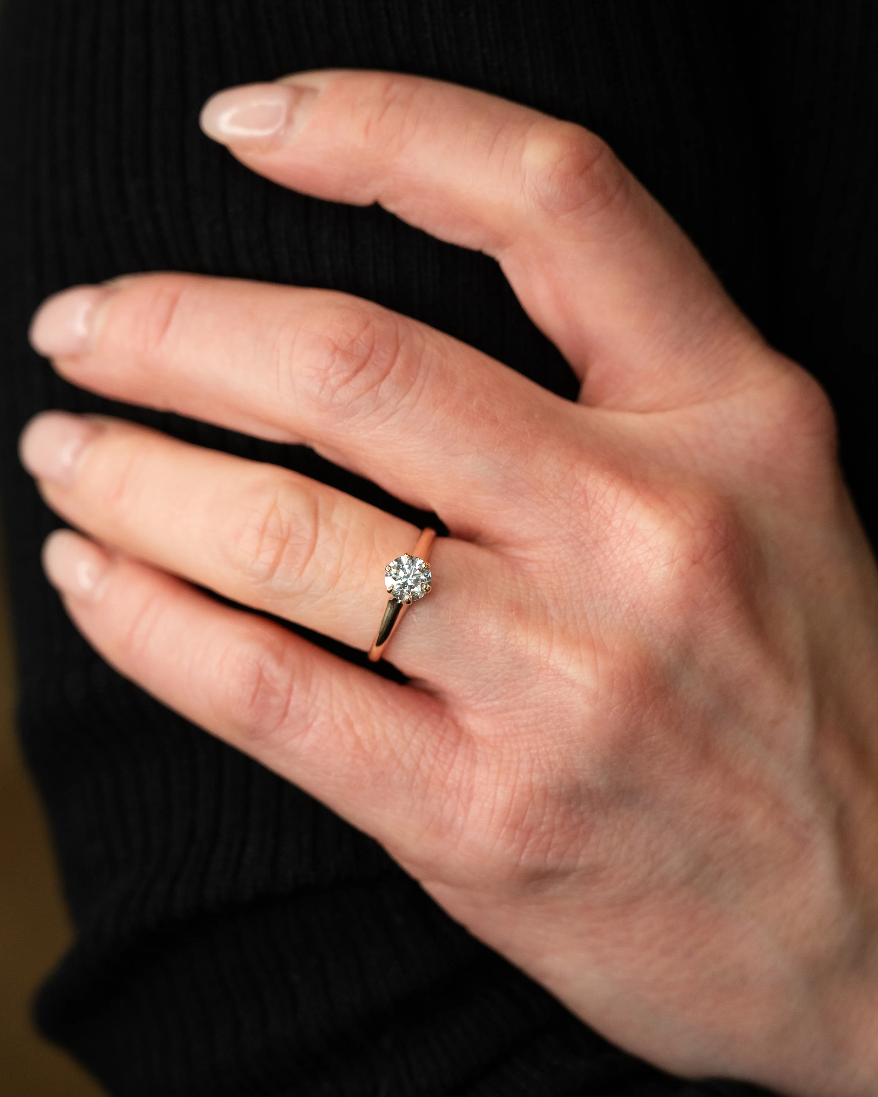 .70 Antique Victorian Diamond Engagement Ring 14k - Image 7