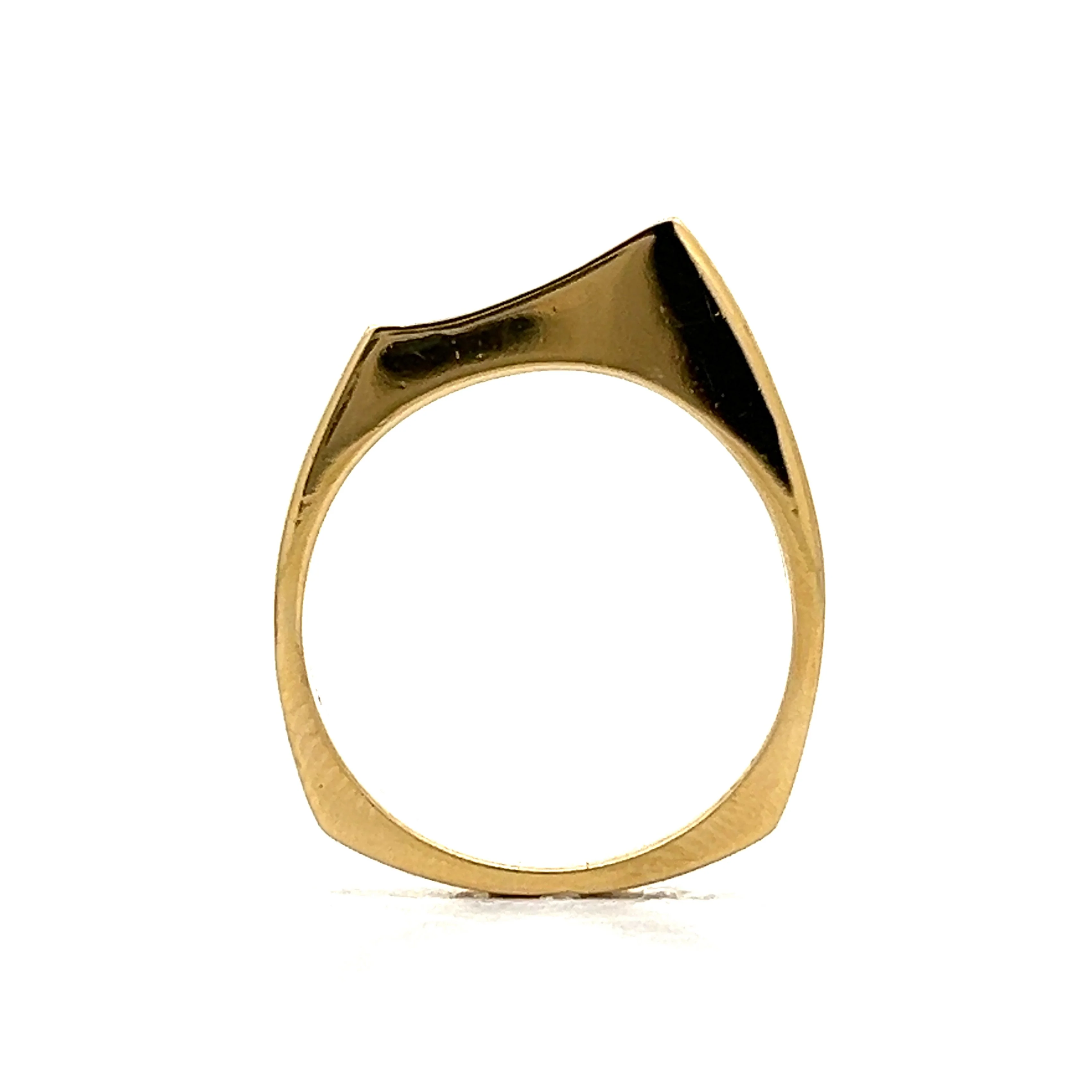 .70 Princess Cut Stacking Ring in 14k Yellow Gold - Image 4