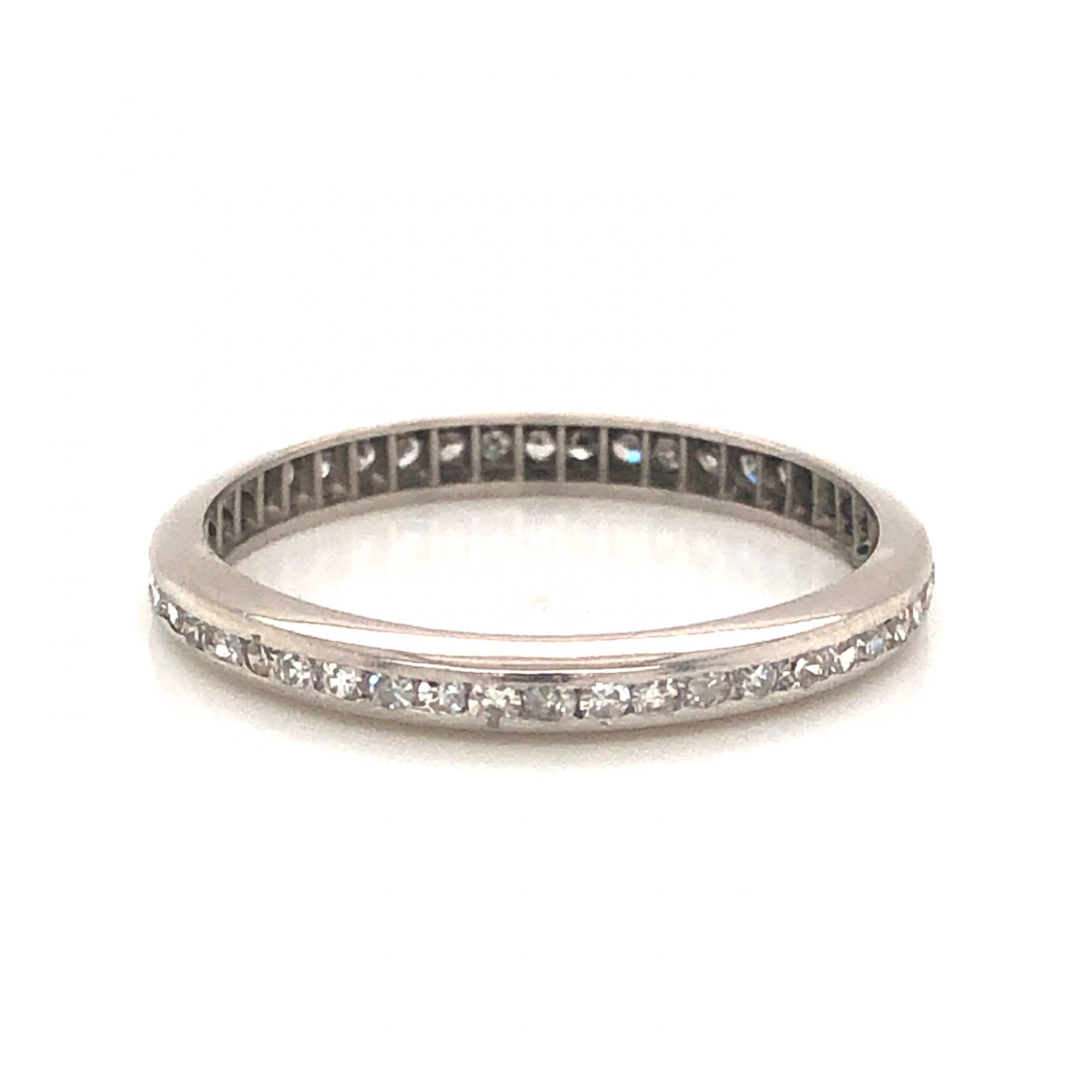 .70 Single Cut Diamond Eternity Band in Platinum - Image 2