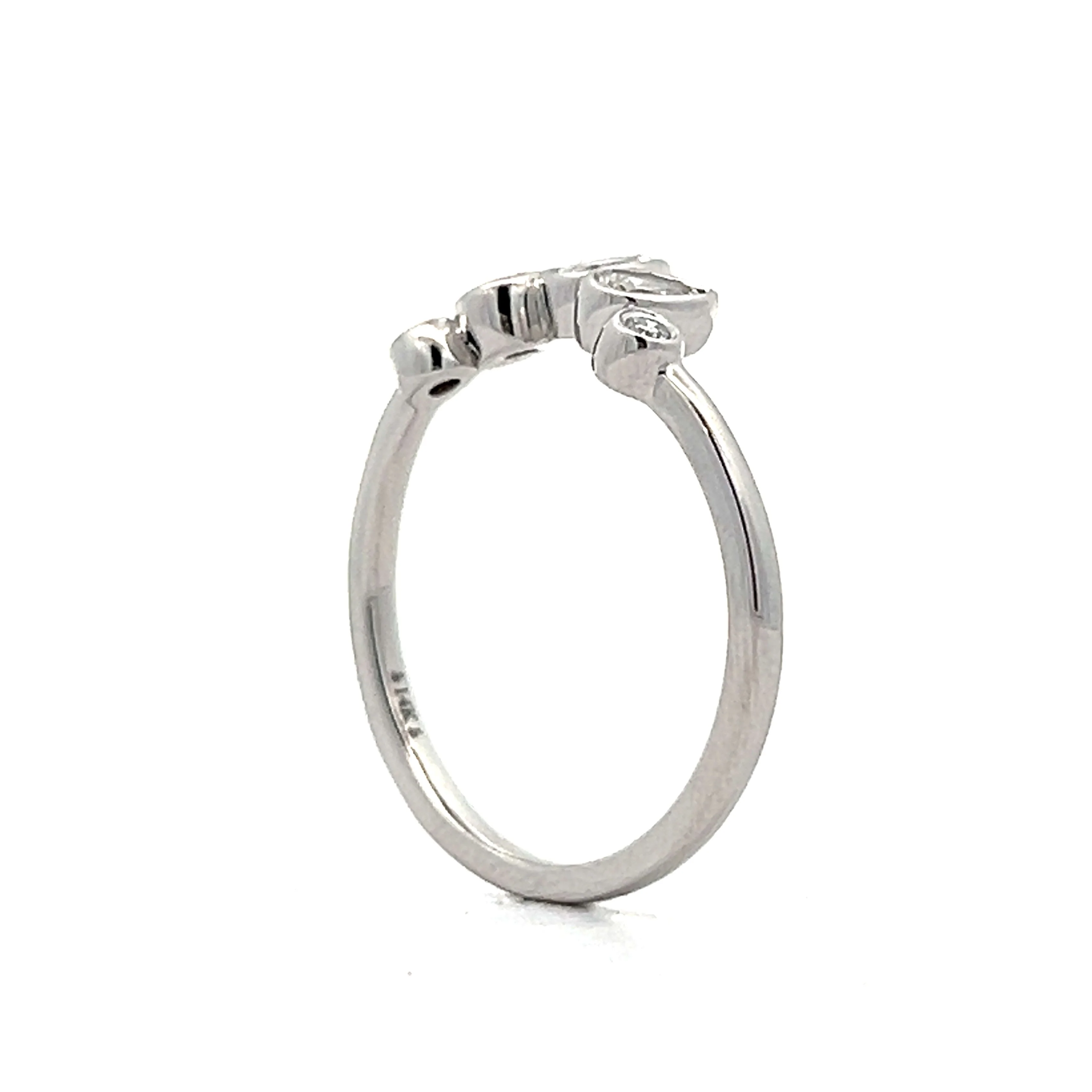 .71 Diamond Tiara Wedding Band in 14k White Gold - Image 5