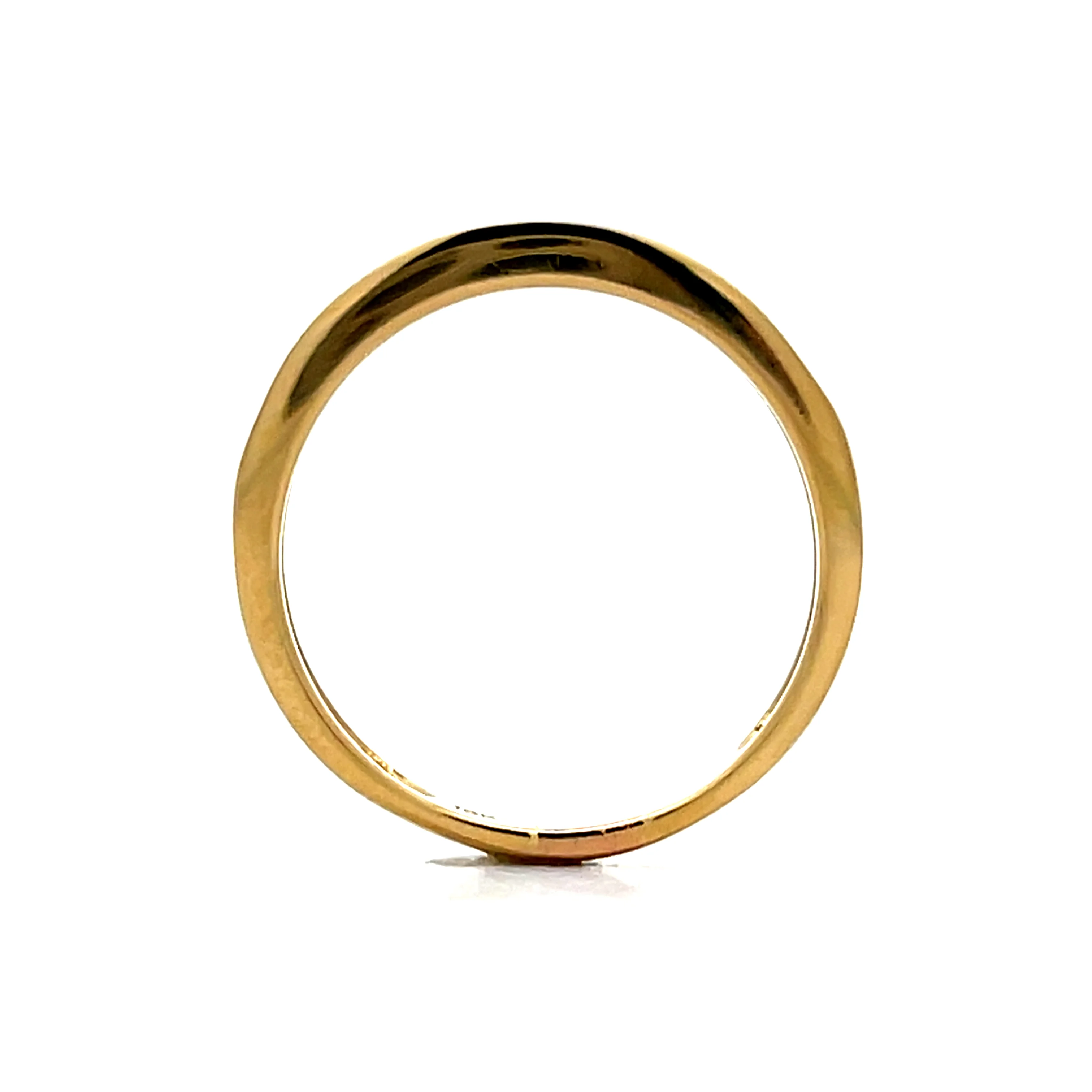 .72 Channel Set Diamond Wedding Band in 18k Yellow Gold - Image 4