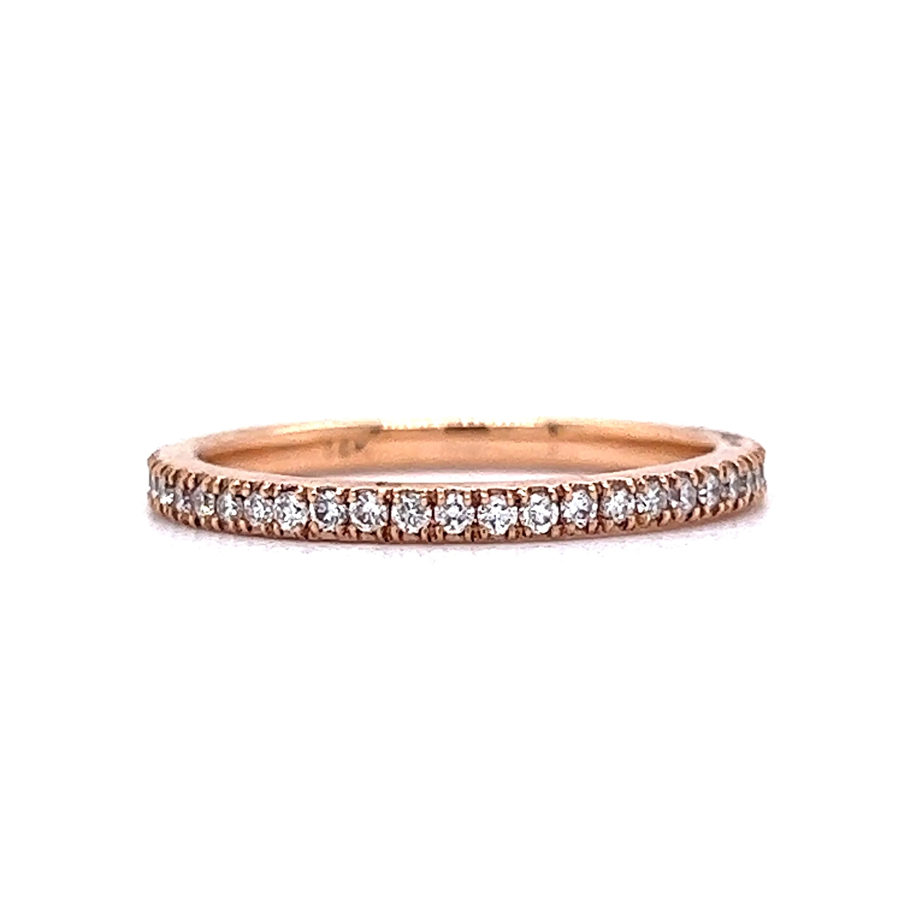 .72 Diamond Eternity Band in 14k Rose Gold - Image 3