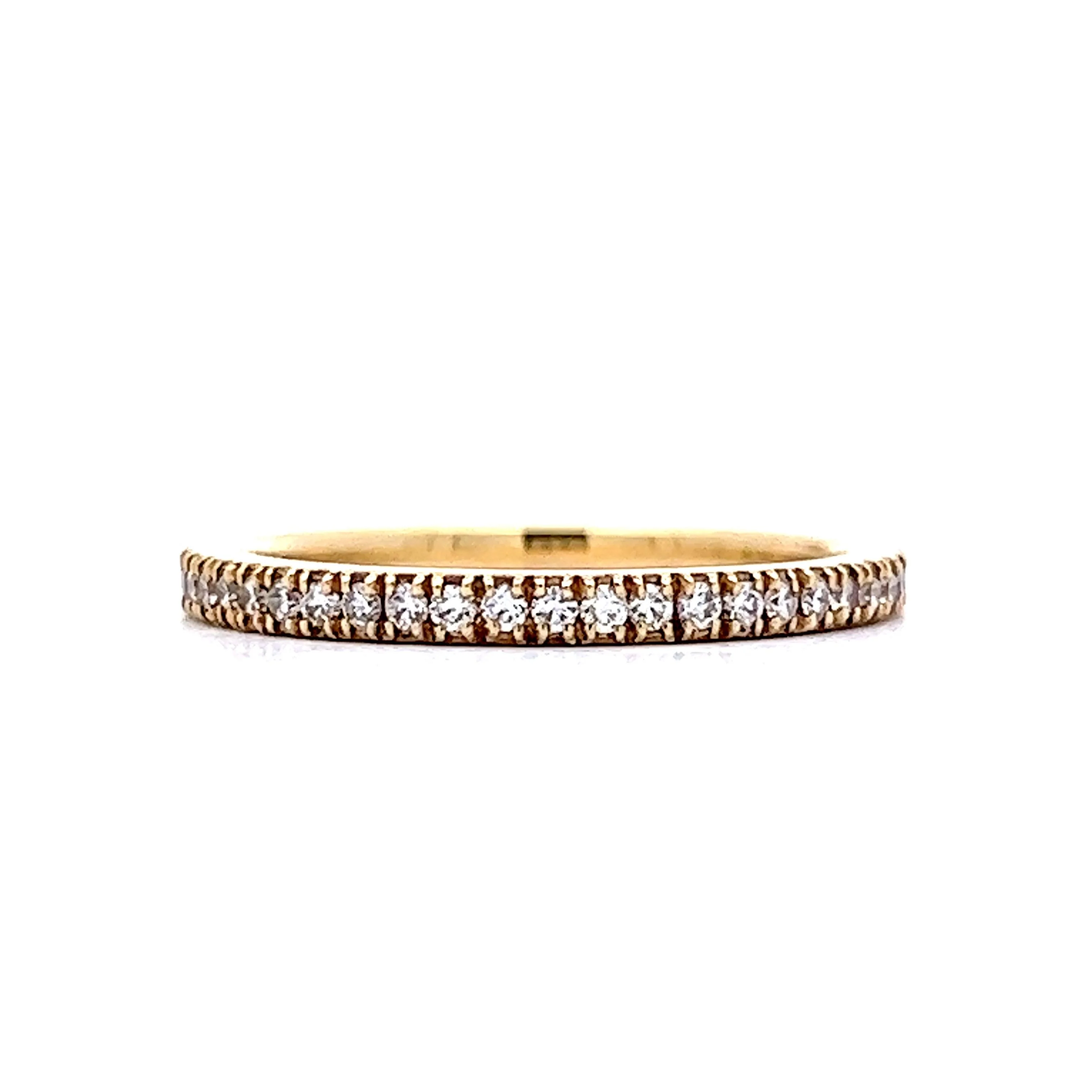 .72 Diamond Eternity Wedding Band in 14k Yellow Gold - Image 3