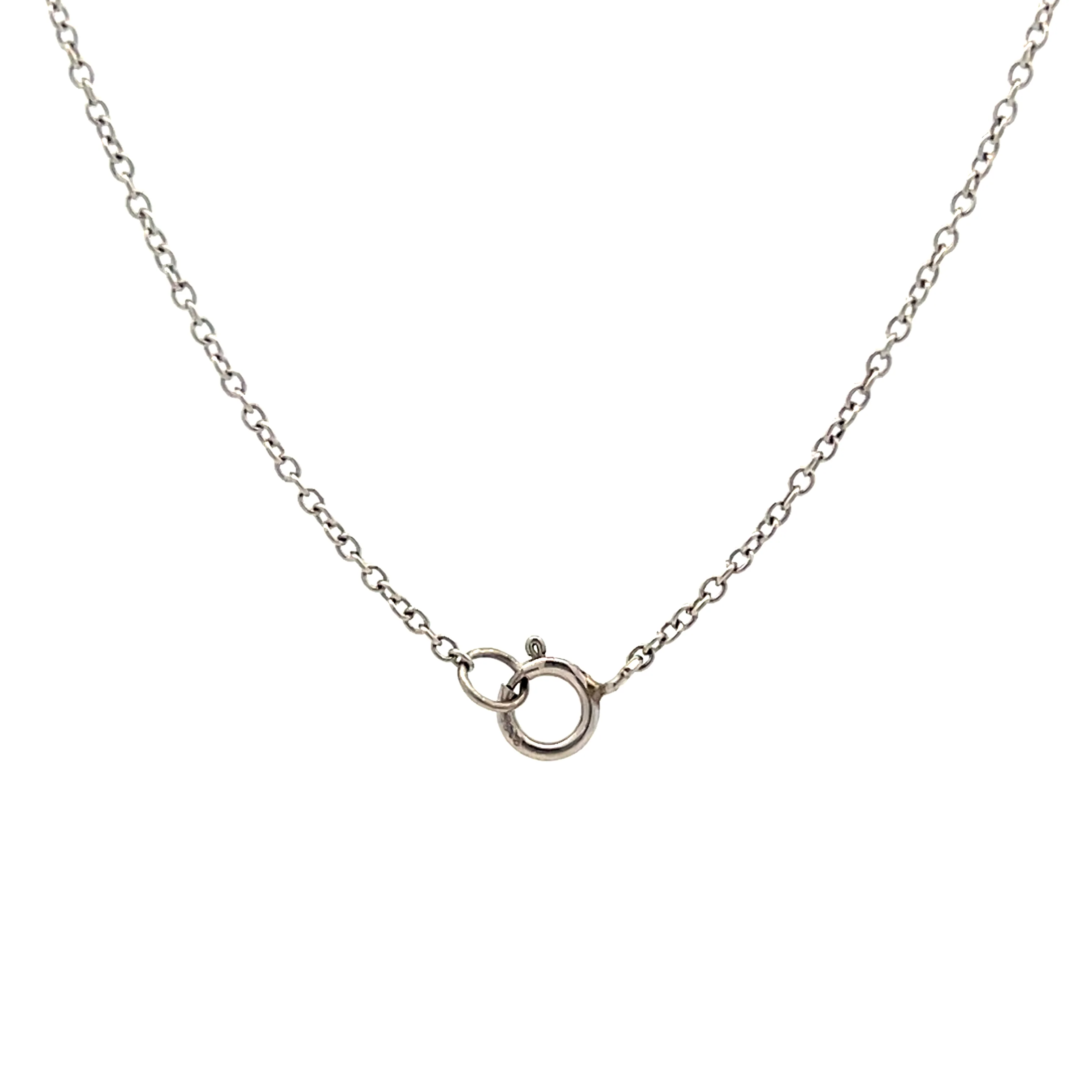 .72 Diamond Solitaire Necklace in Platinum - Image 4