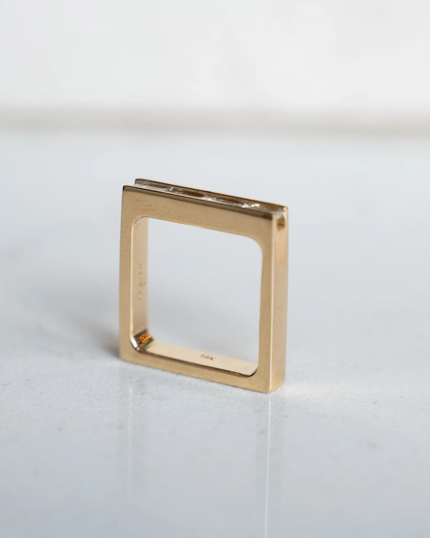 .74 Baguette Diamond Stacking Ring in 14k Yellow Gold - Image 6