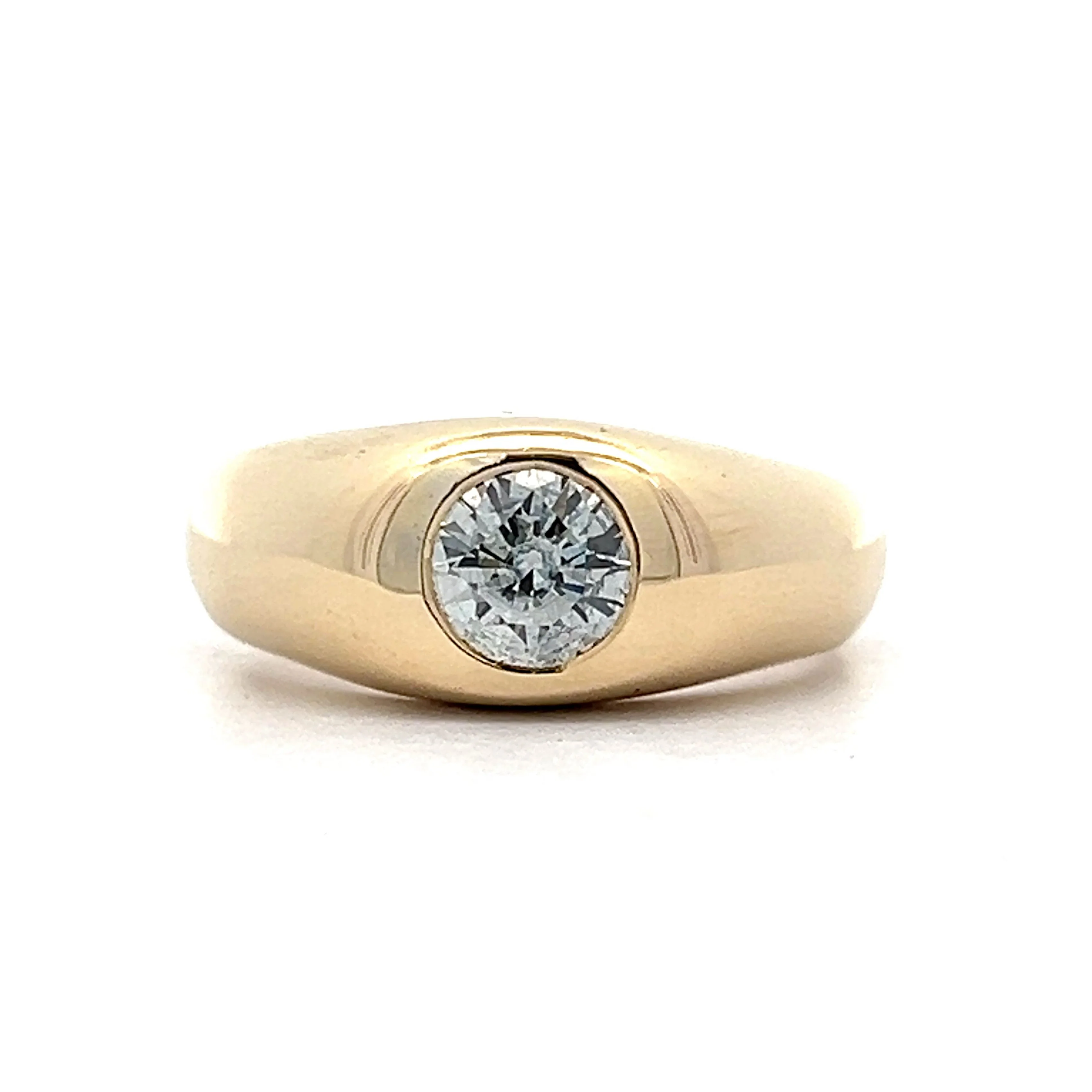 .76 Vintage Mid-Century Cocktail Ring in 14k Yellow Gold