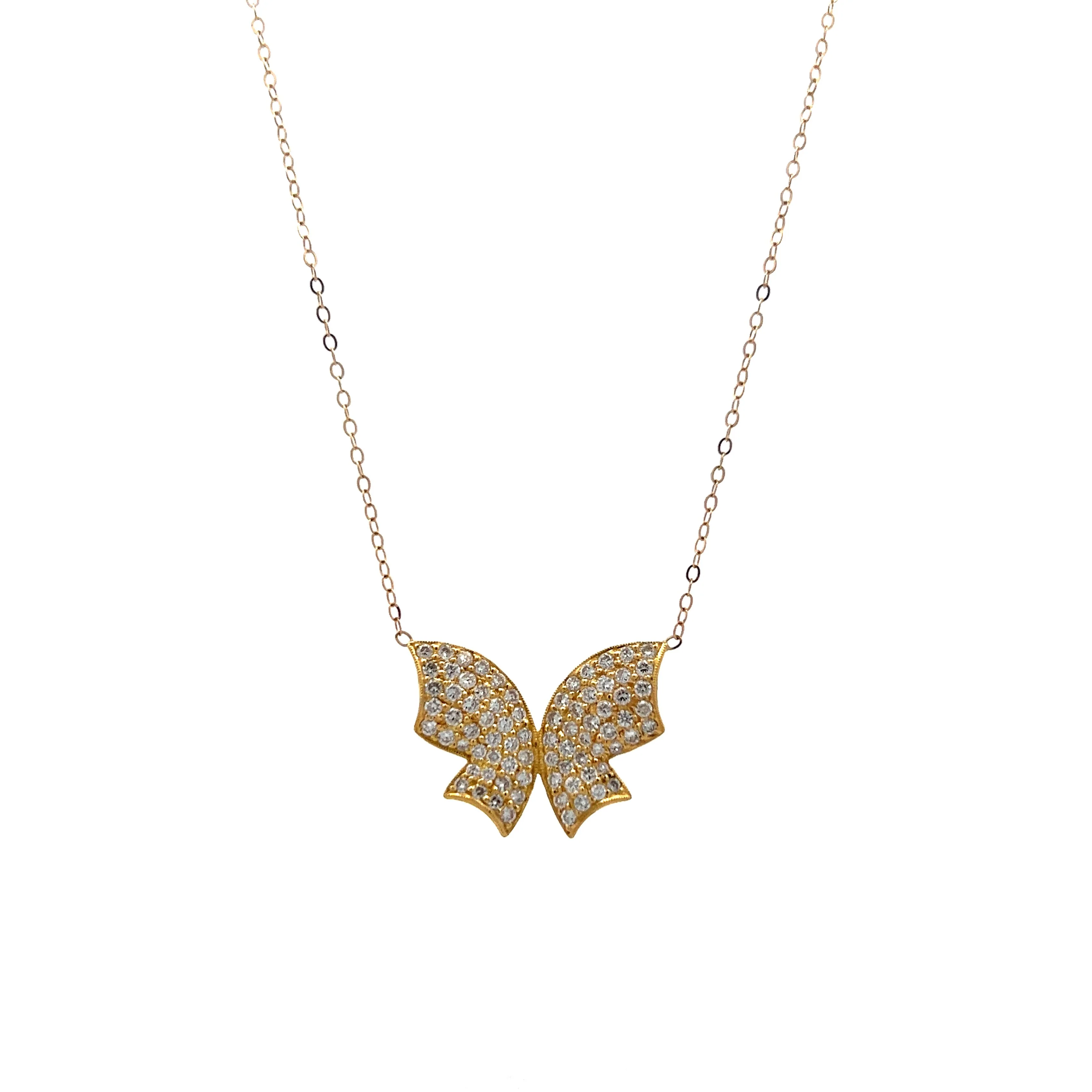 .78 Diamond Pendant Necklace in 18k Yellow Gold - Image 5