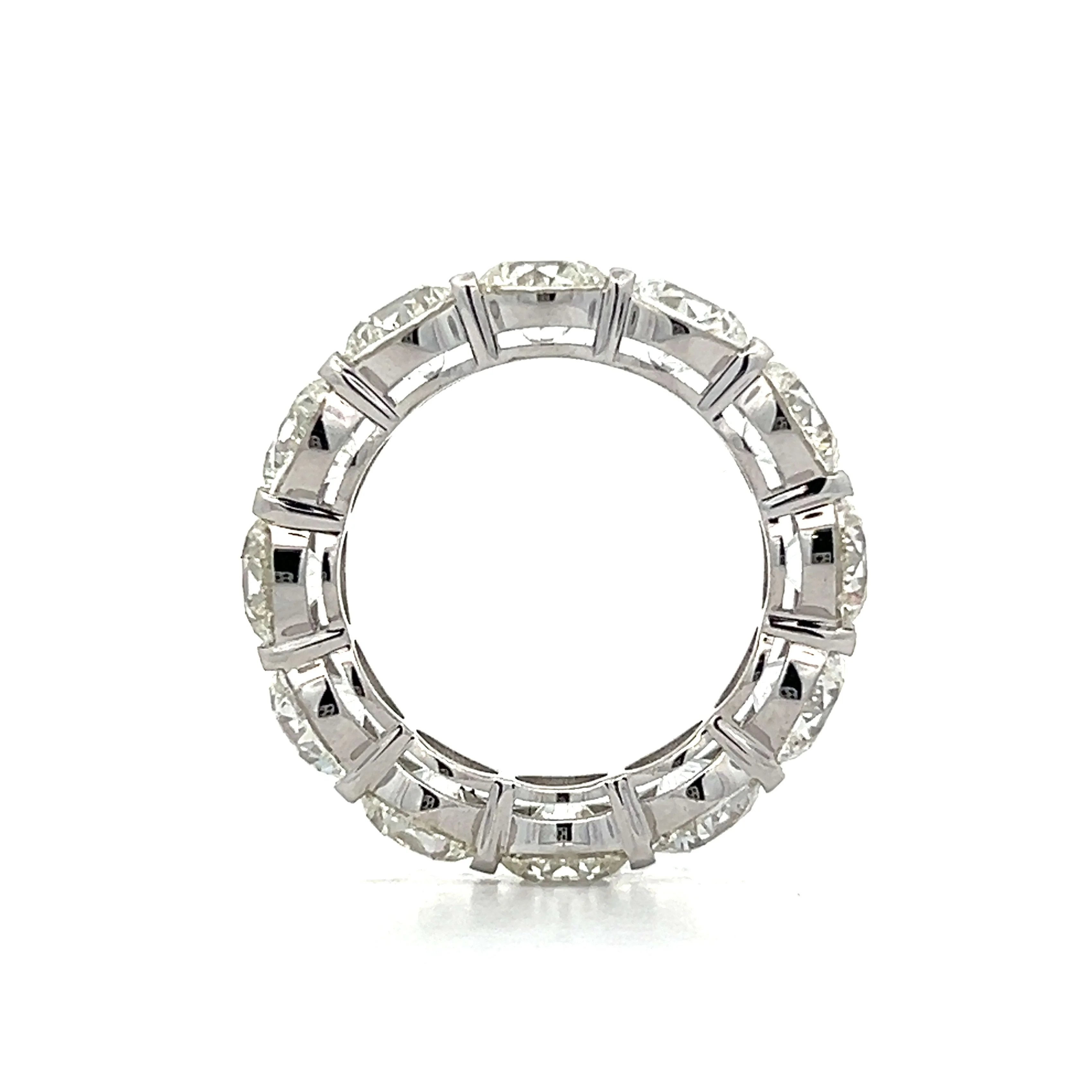 8.40 Diamond Eternity Band in 18k White Gold - Image 4