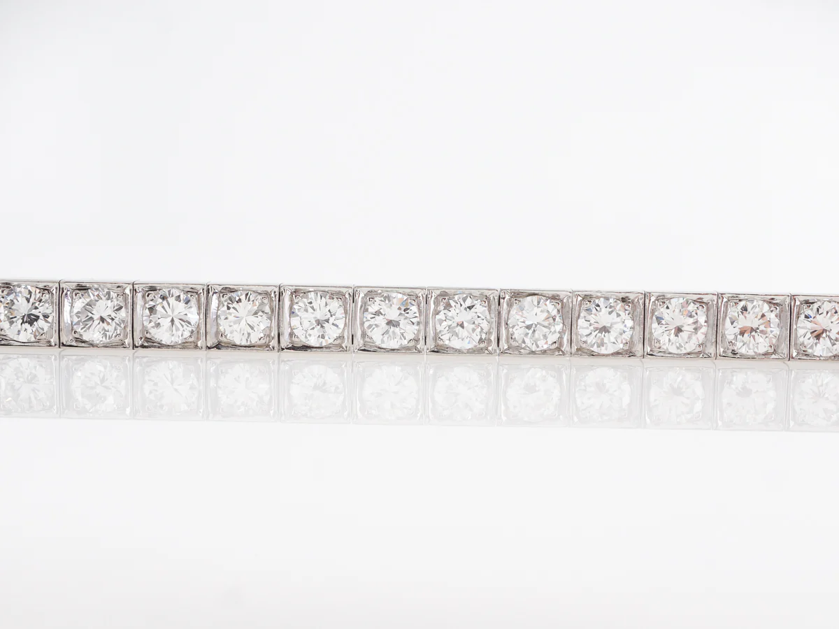 8 Carat Tennis Bracelet w/ Diamonds in Platinum