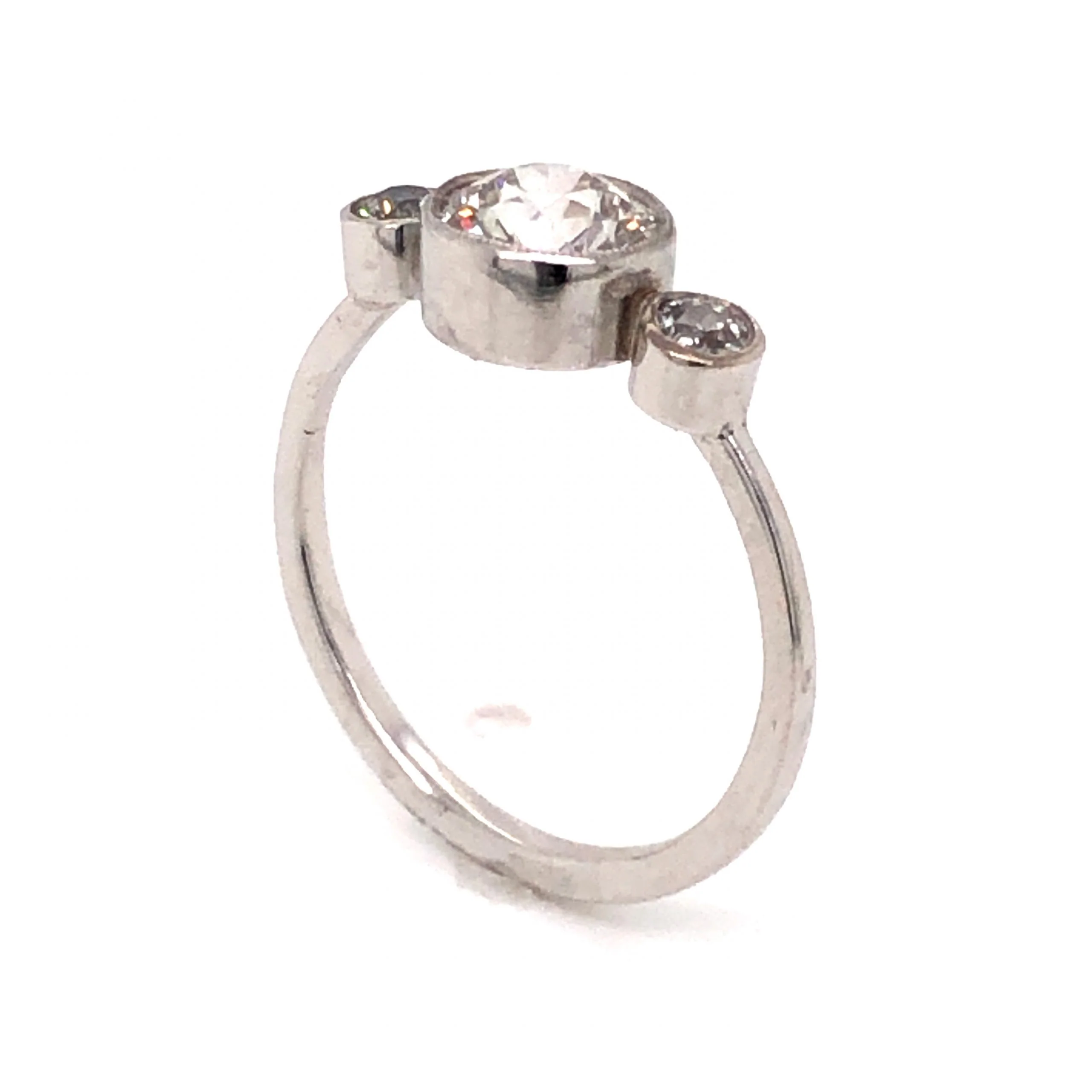 .80 Old European Cut Diamond Engagement Ring in Platinum - Image 3