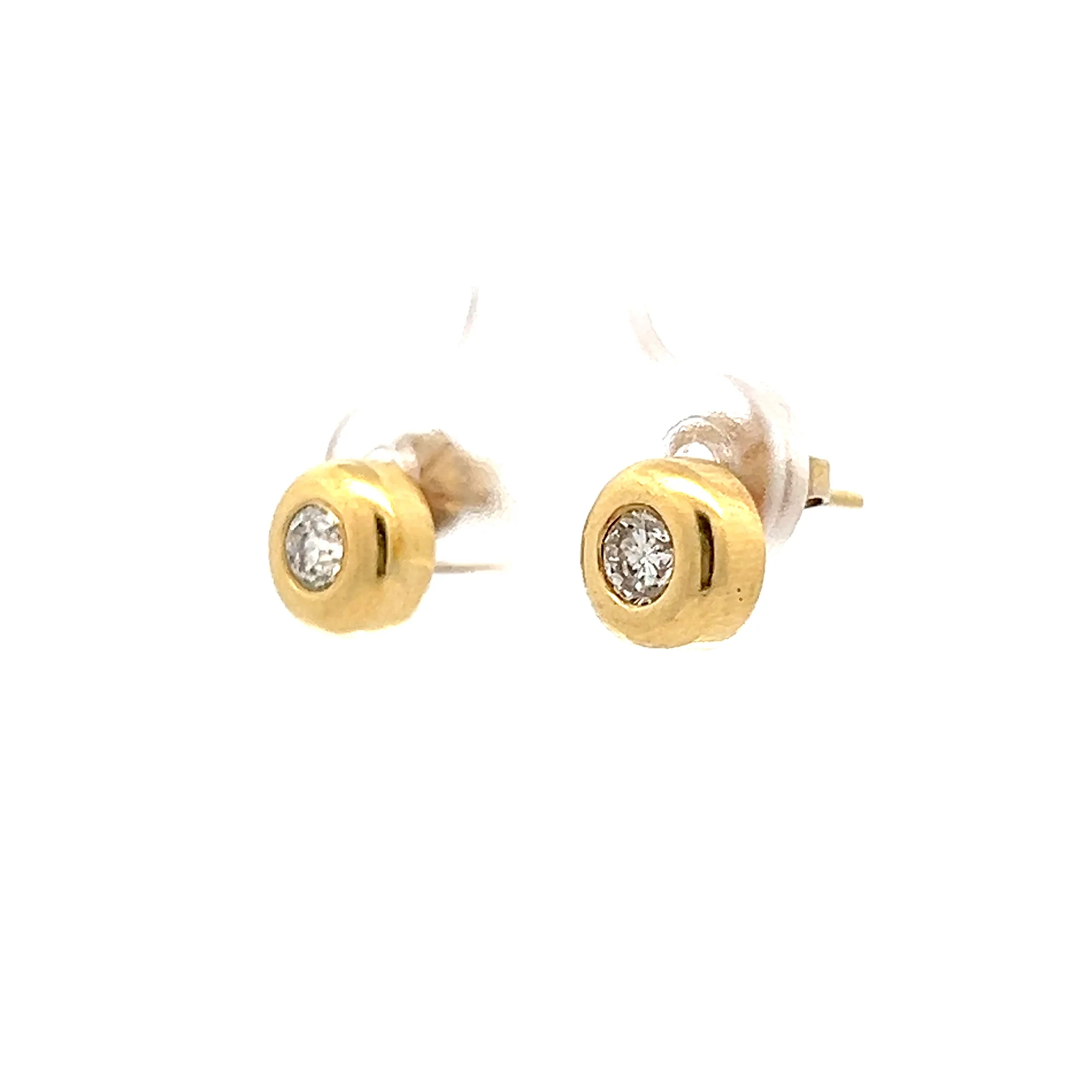 .80 Round Brilliant Diamond Stud Earrings in 14k - Image 2