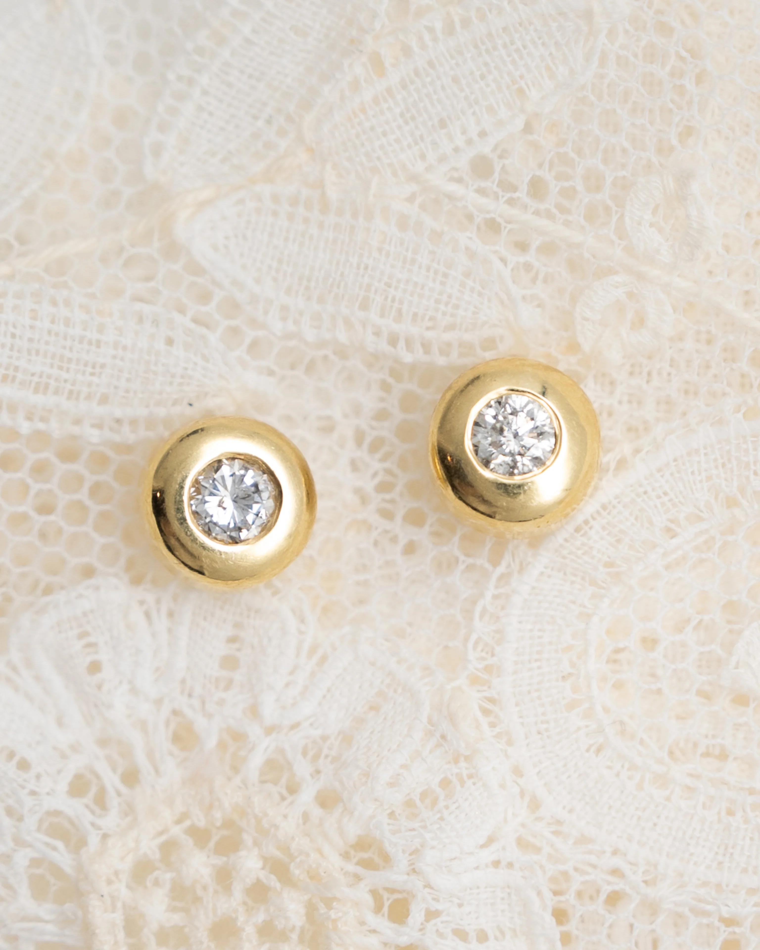 .80 Round Brilliant Diamond Stud Earrings in 14k - Image 4