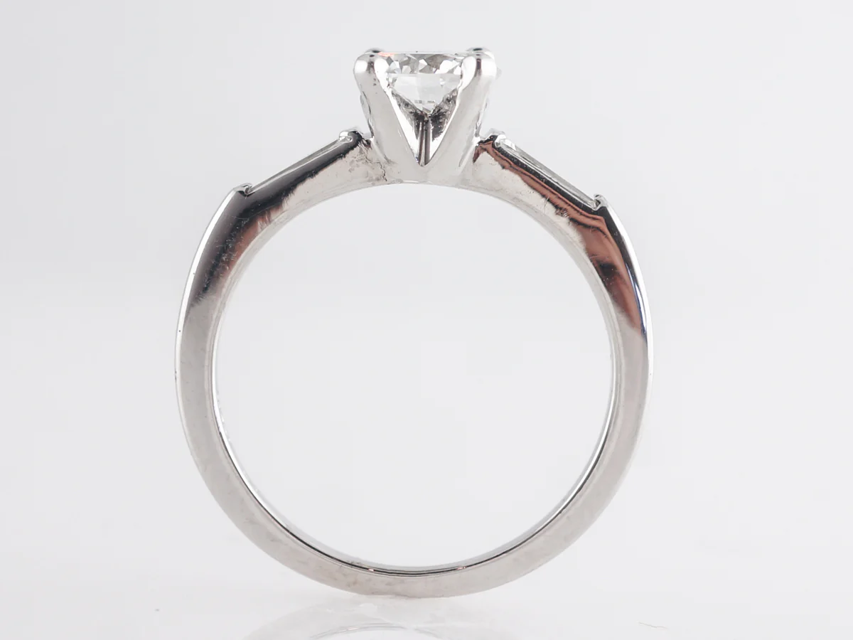 .81 Mid-Century Solitaire Diamond Engagement Ring in 14k - Image 4