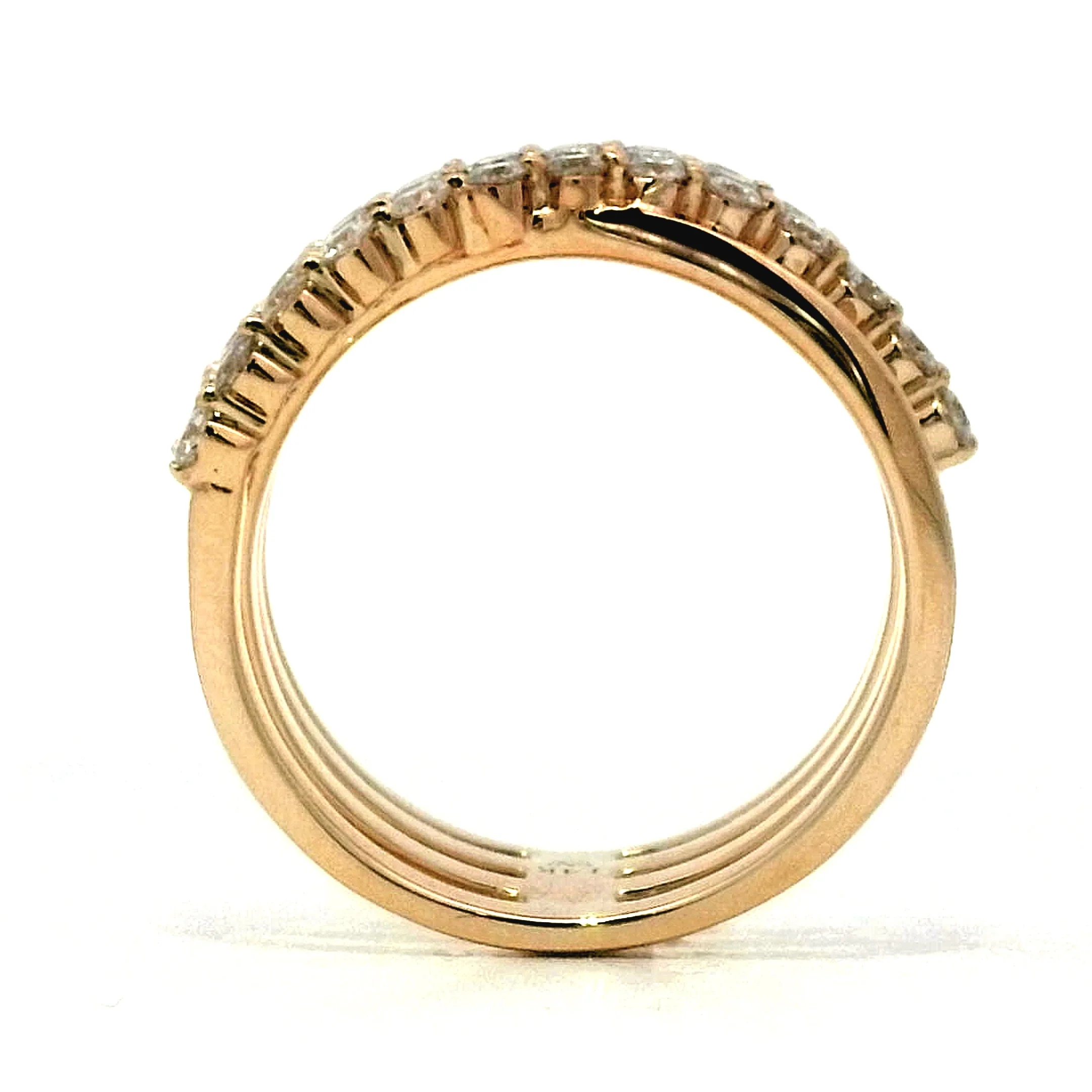 .83 Diamond Cocktail Ring in 14k Yellow Gold - Image 4