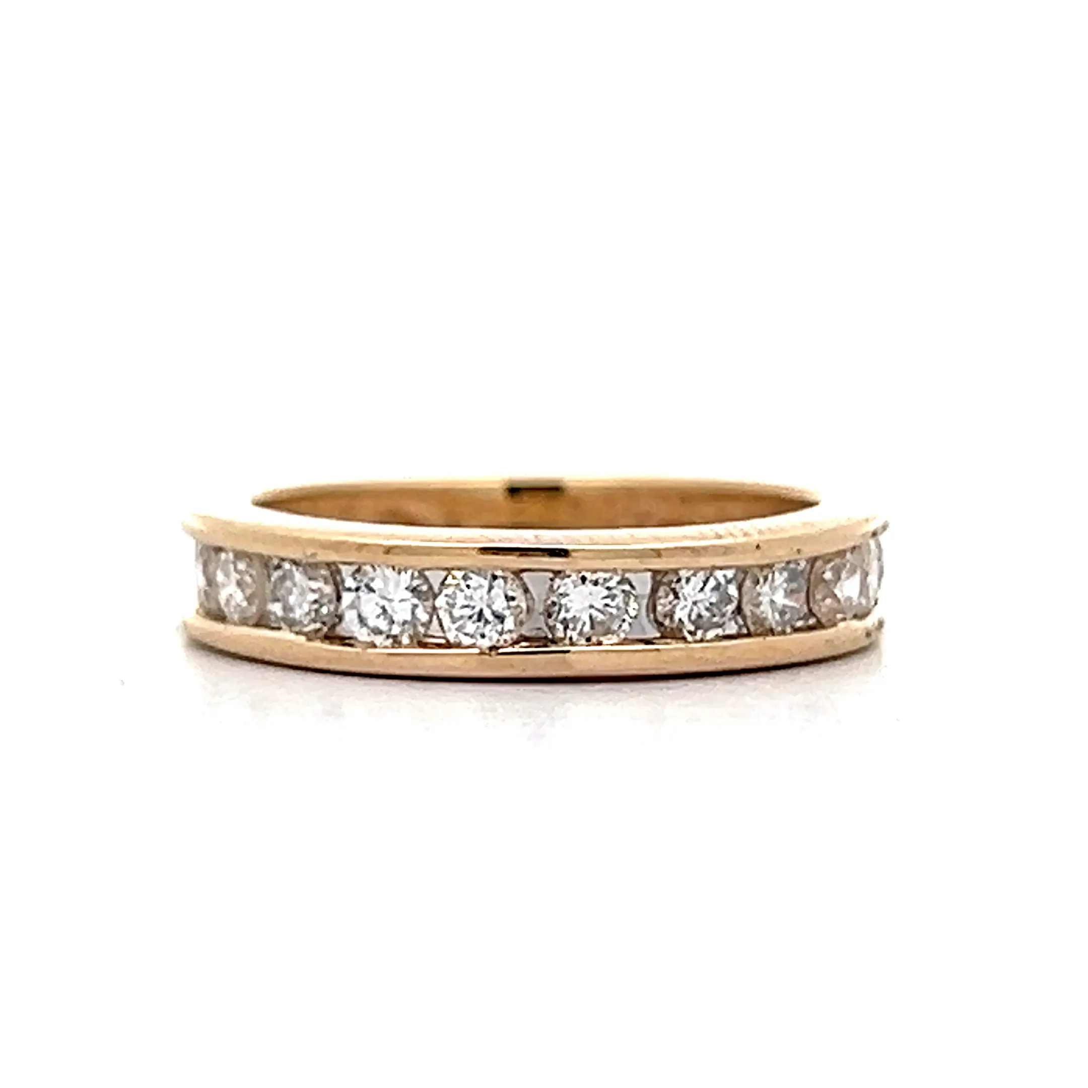 .84 Channel Set Diamond Wedding Band in 14k