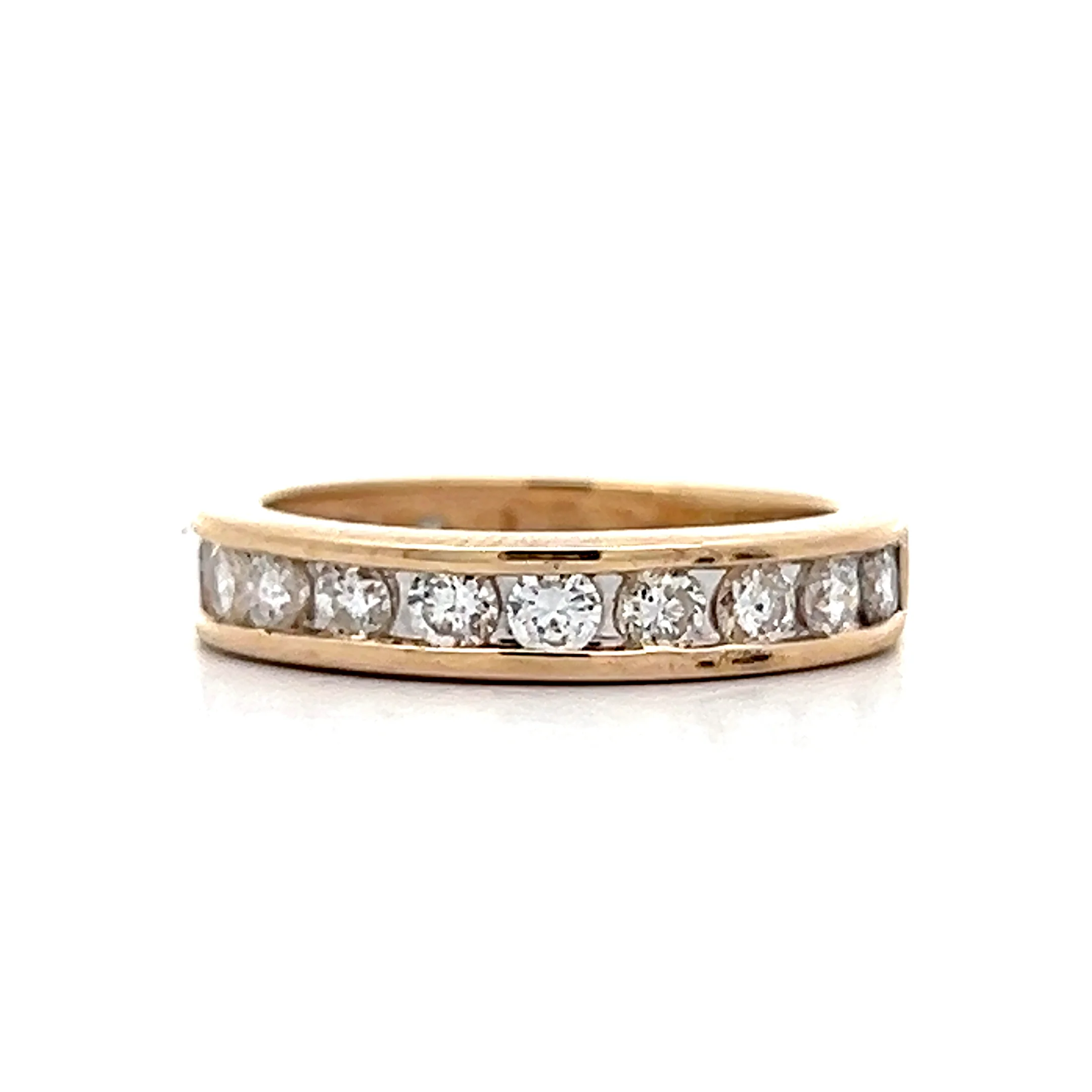 .84 Channel Set Diamond Wedding Band in 14k - Image 2
