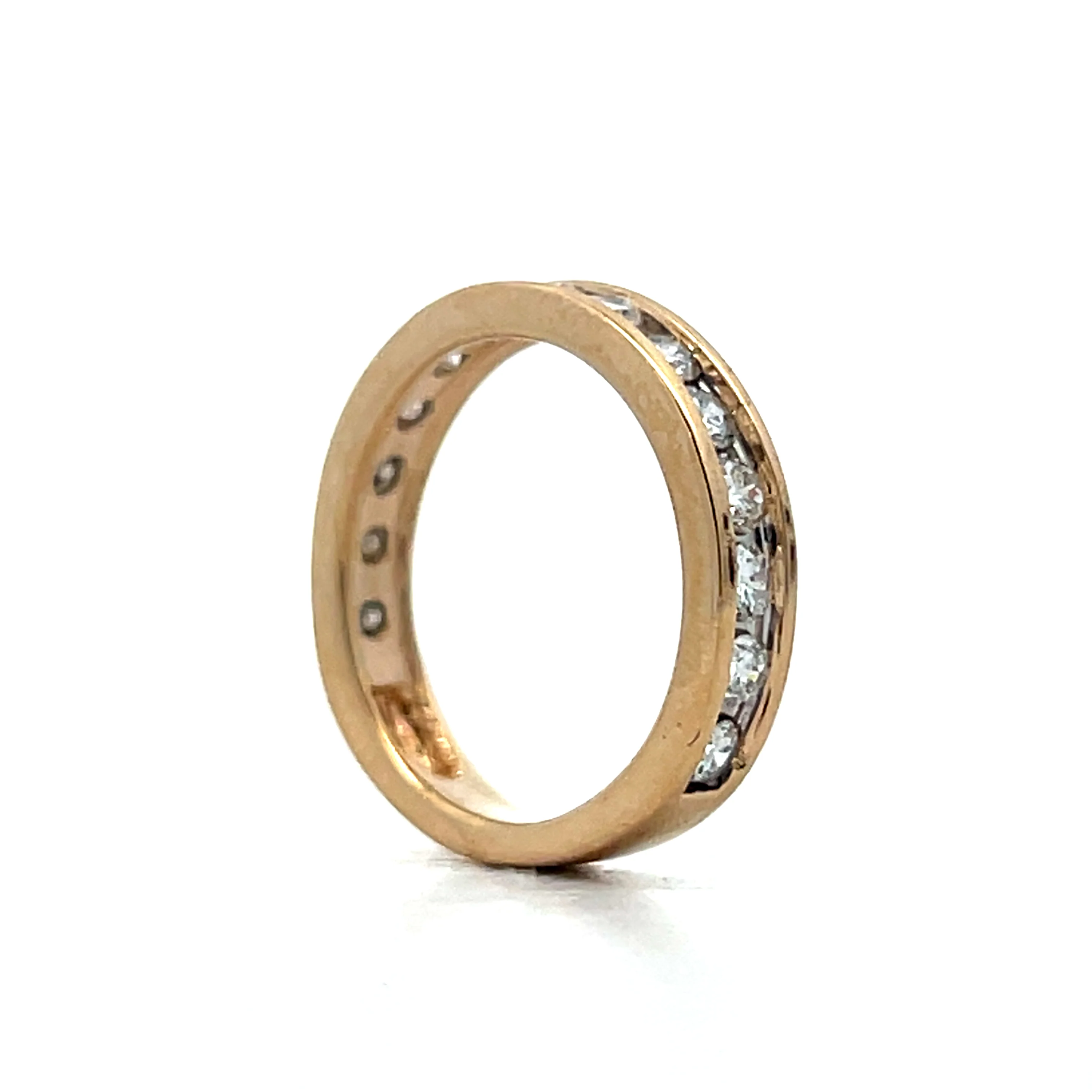 .84 Channel Set Diamond Wedding Band in 14k - Image 5