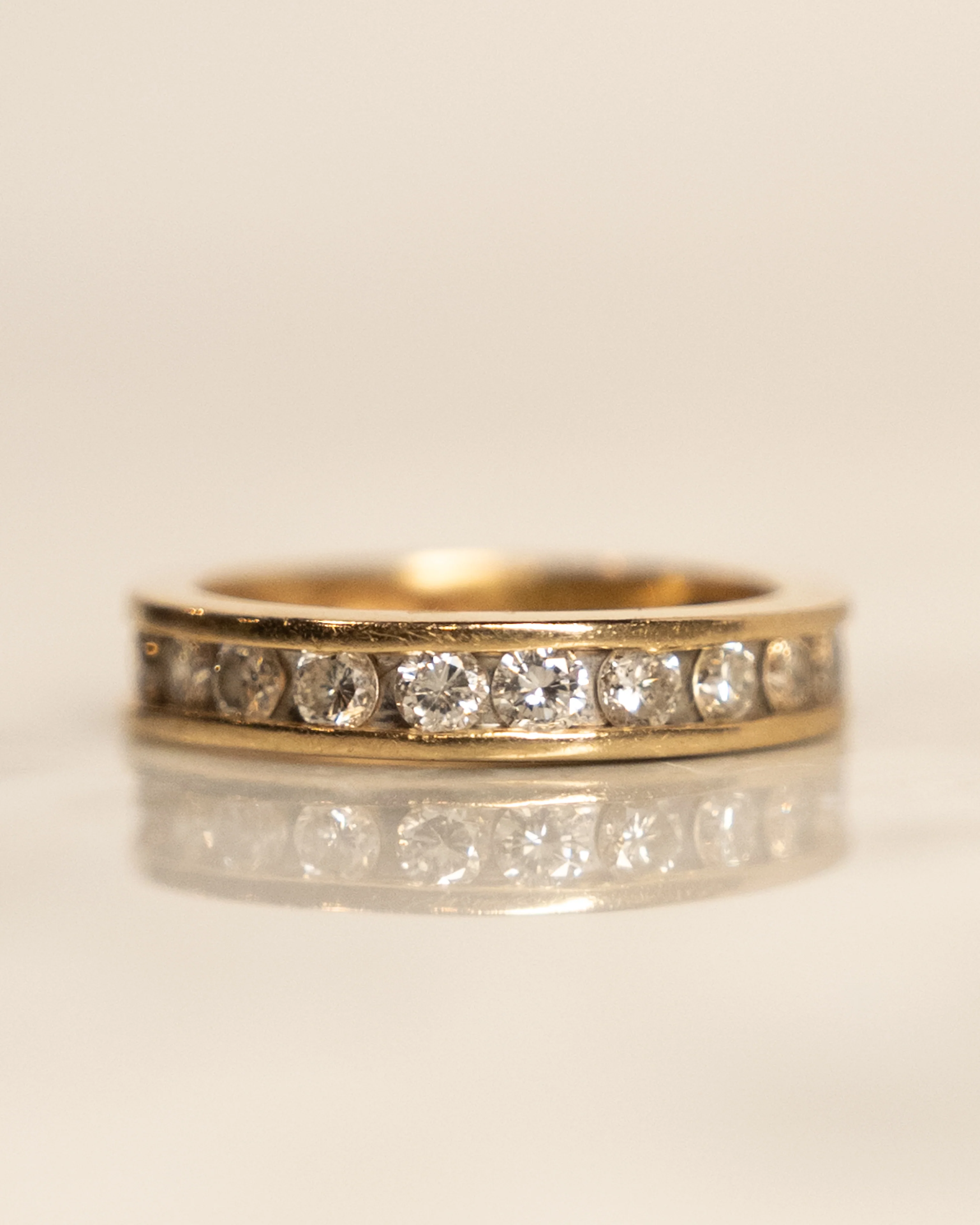 .84 Channel Set Diamond Wedding Band in 14k - Image 6